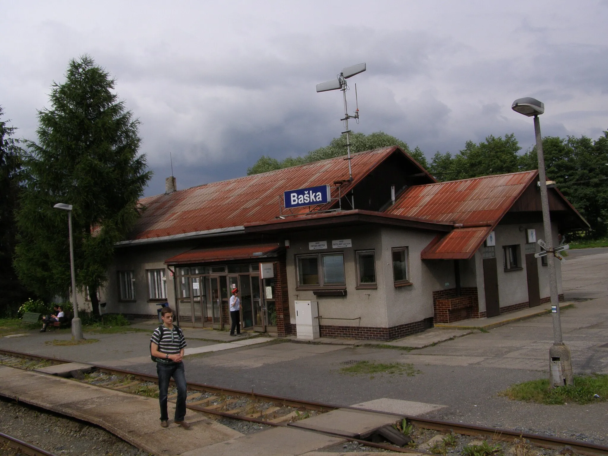 Photo showing: Train station in Baška