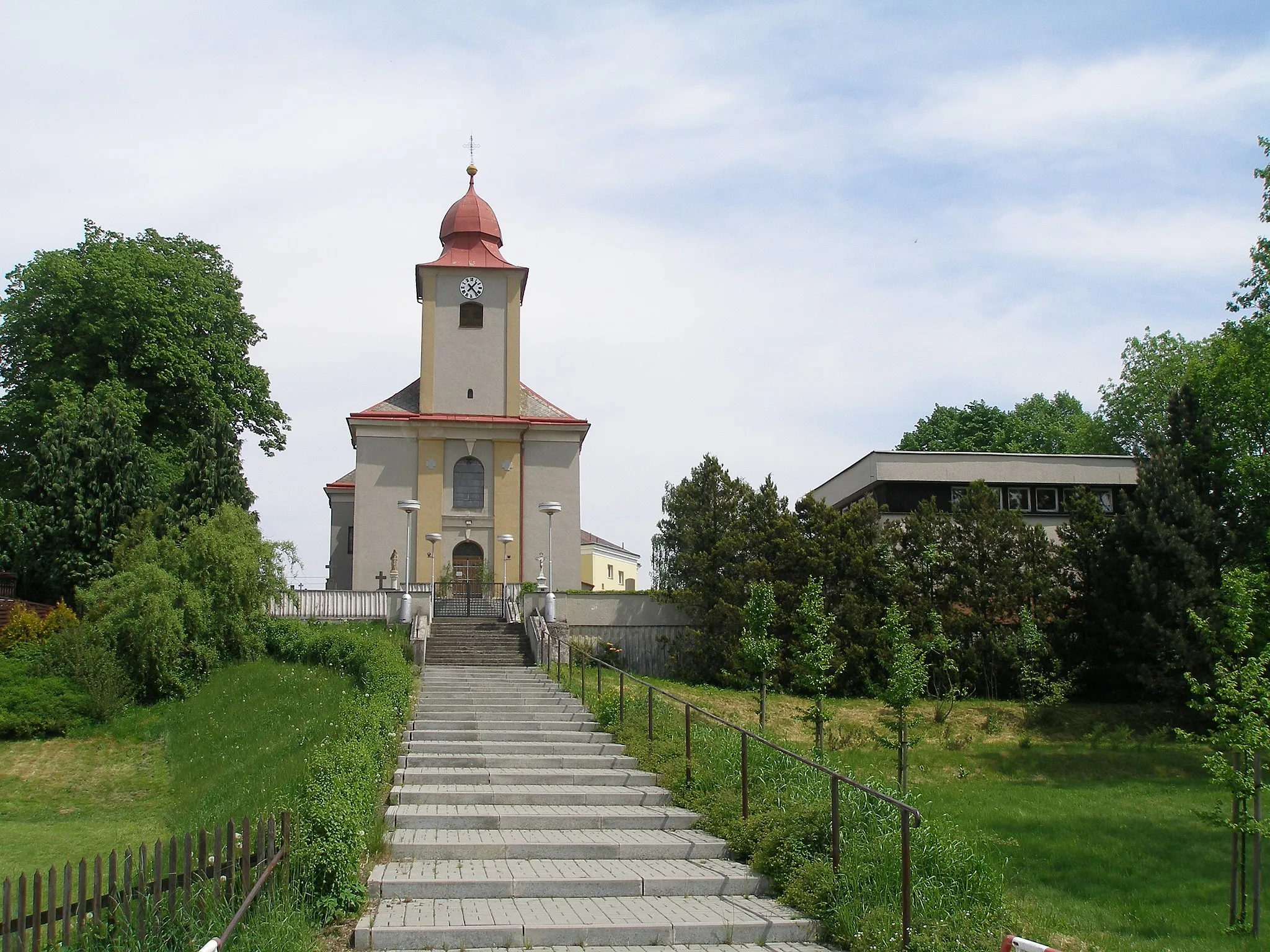 Photo showing: Church in Větřkovice