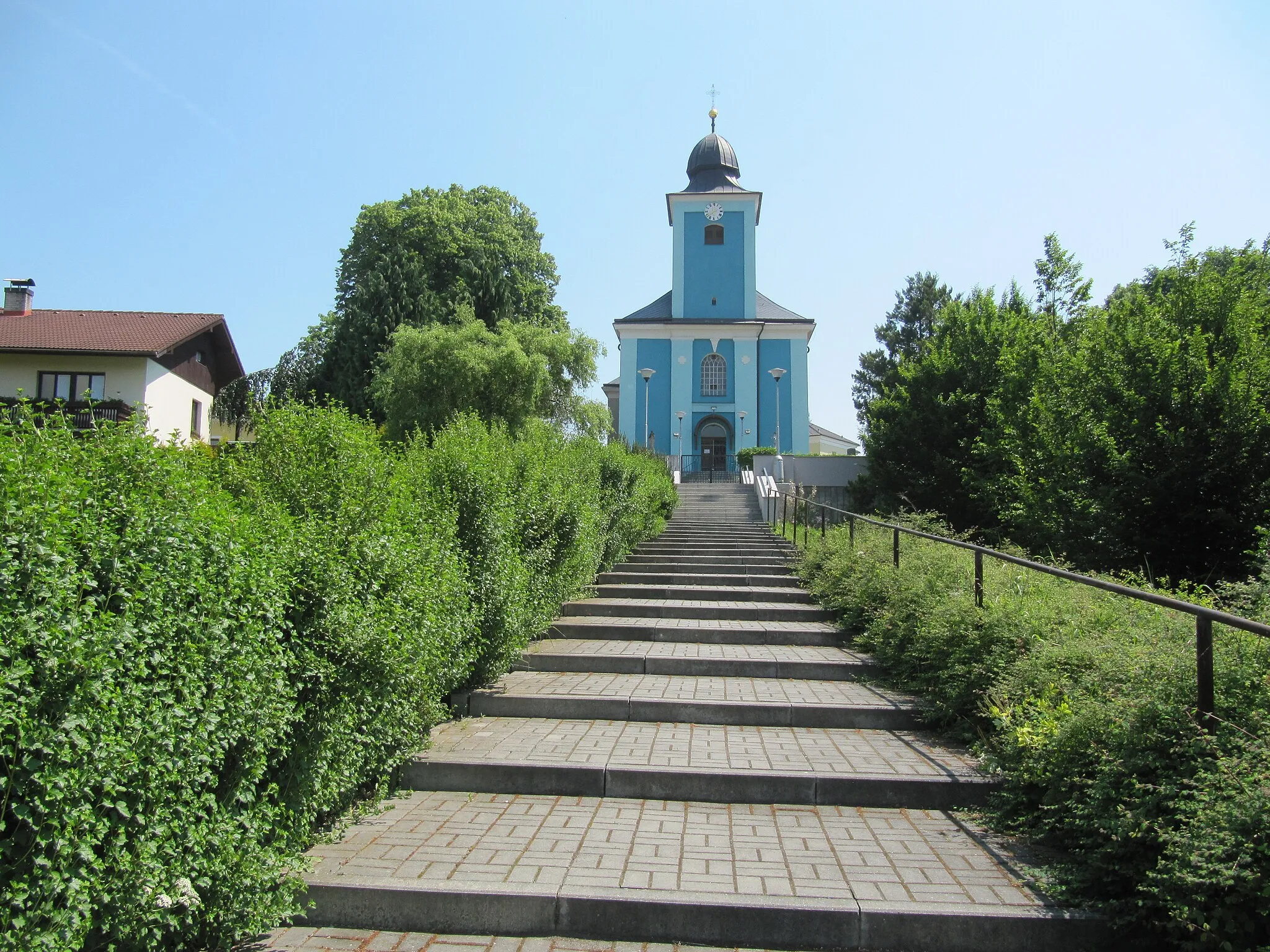 Photo showing: Větřkovice, Opava District, Czech Republic. Church of the Assumption of the Virgin Mary.