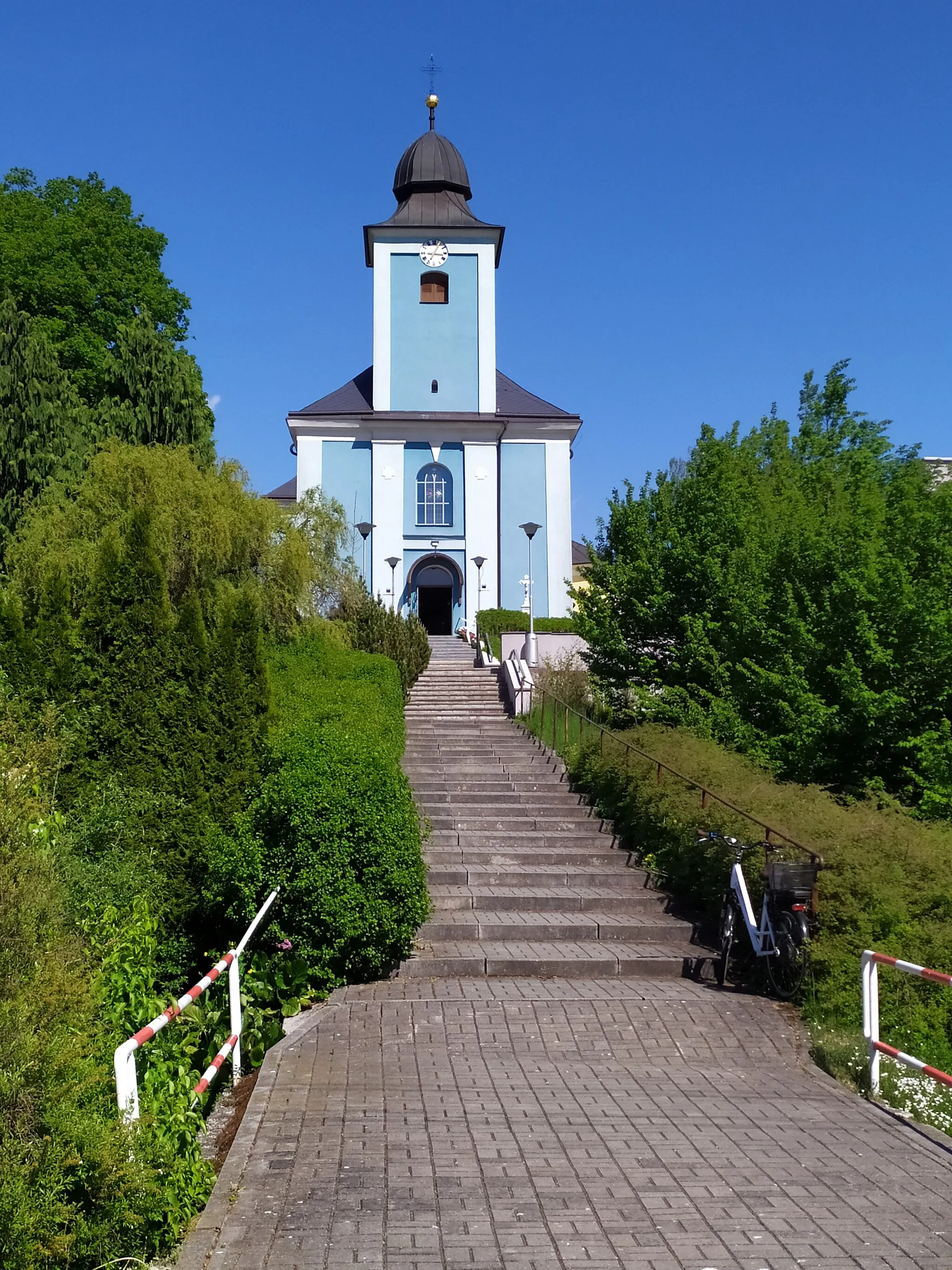 Photo showing: Kostel ve Větřkovicích u Opavy
