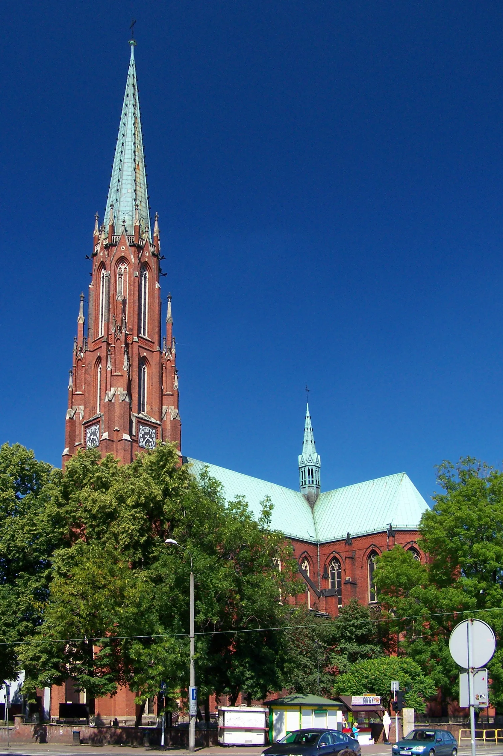 Photo showing: Gothic revival Holy Trinity church in Bytom from 1886.