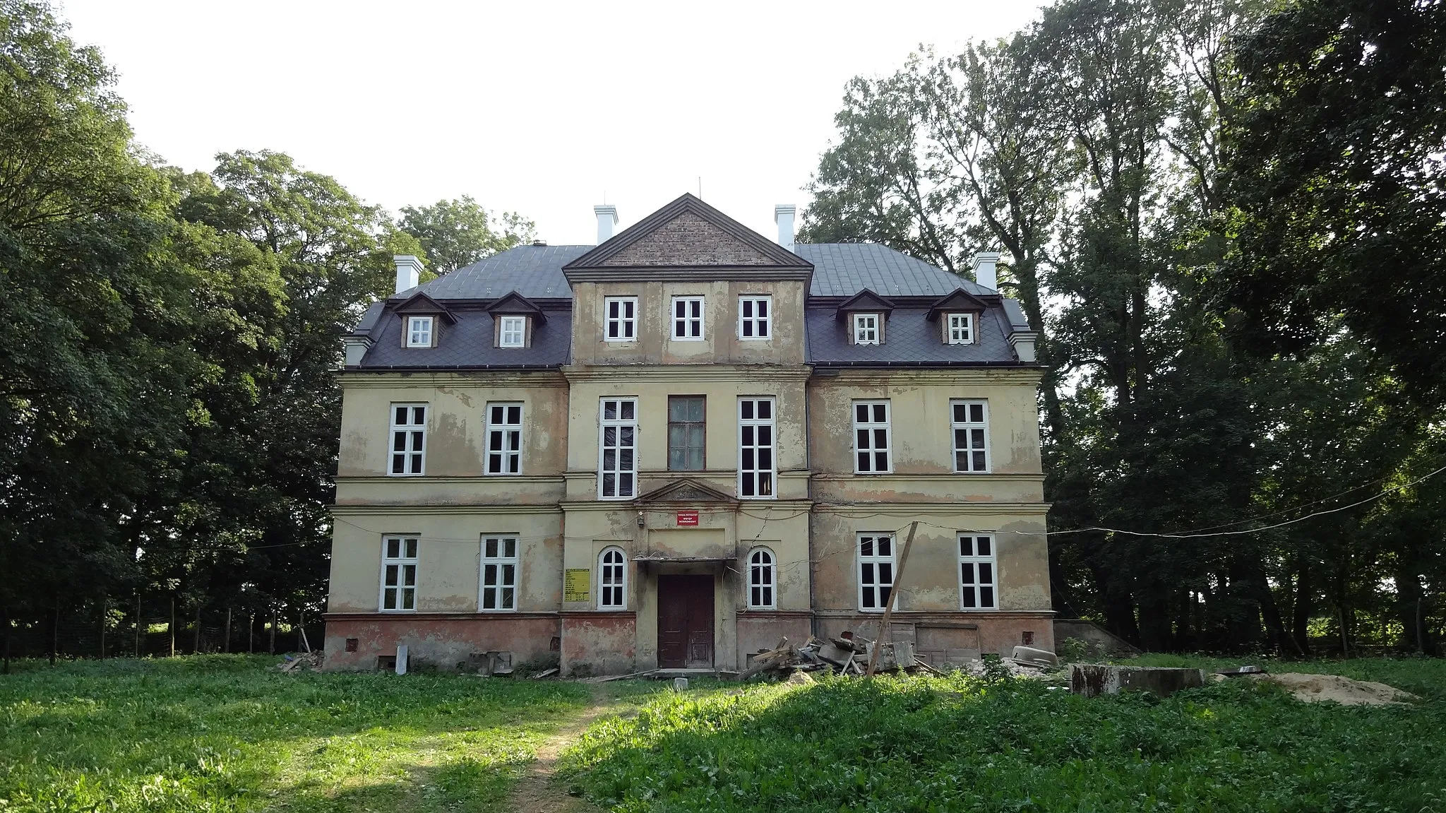 Photo showing: Siedliska - zespół pałacowy: pałac