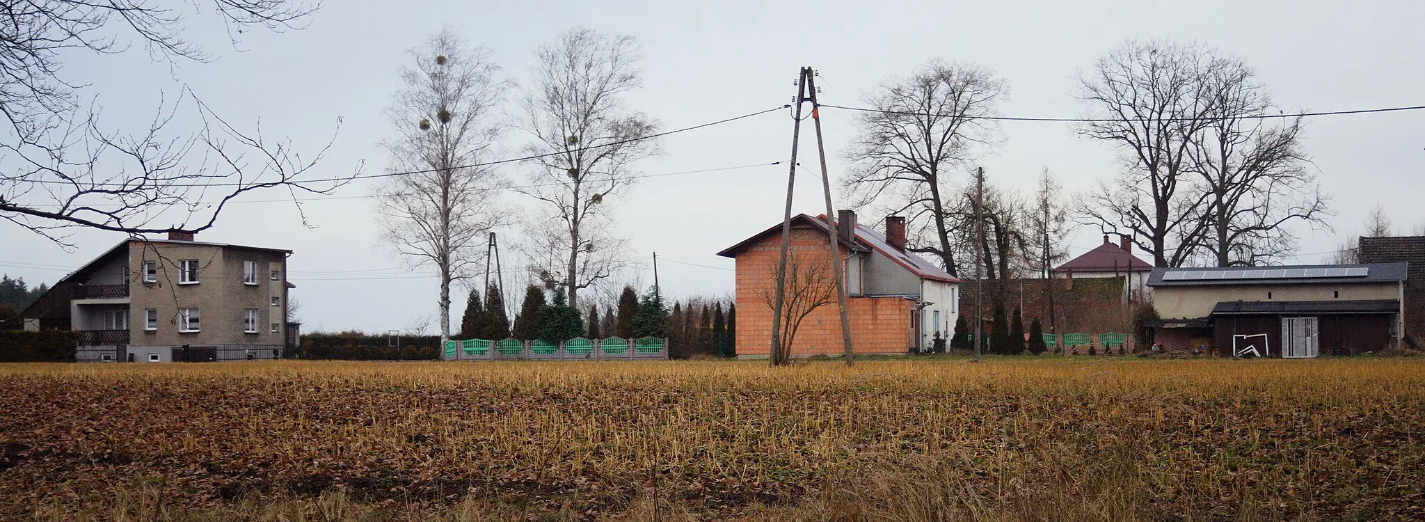 Photo showing: Ulica Podleśna w Kośmidrach