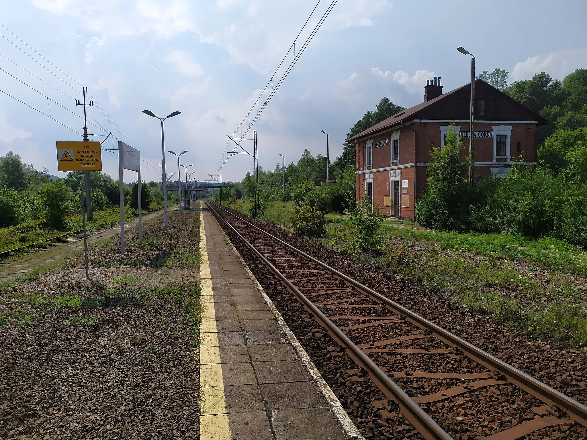 Photo showing: Przystanek kolejowy Klecza Górna (2019)