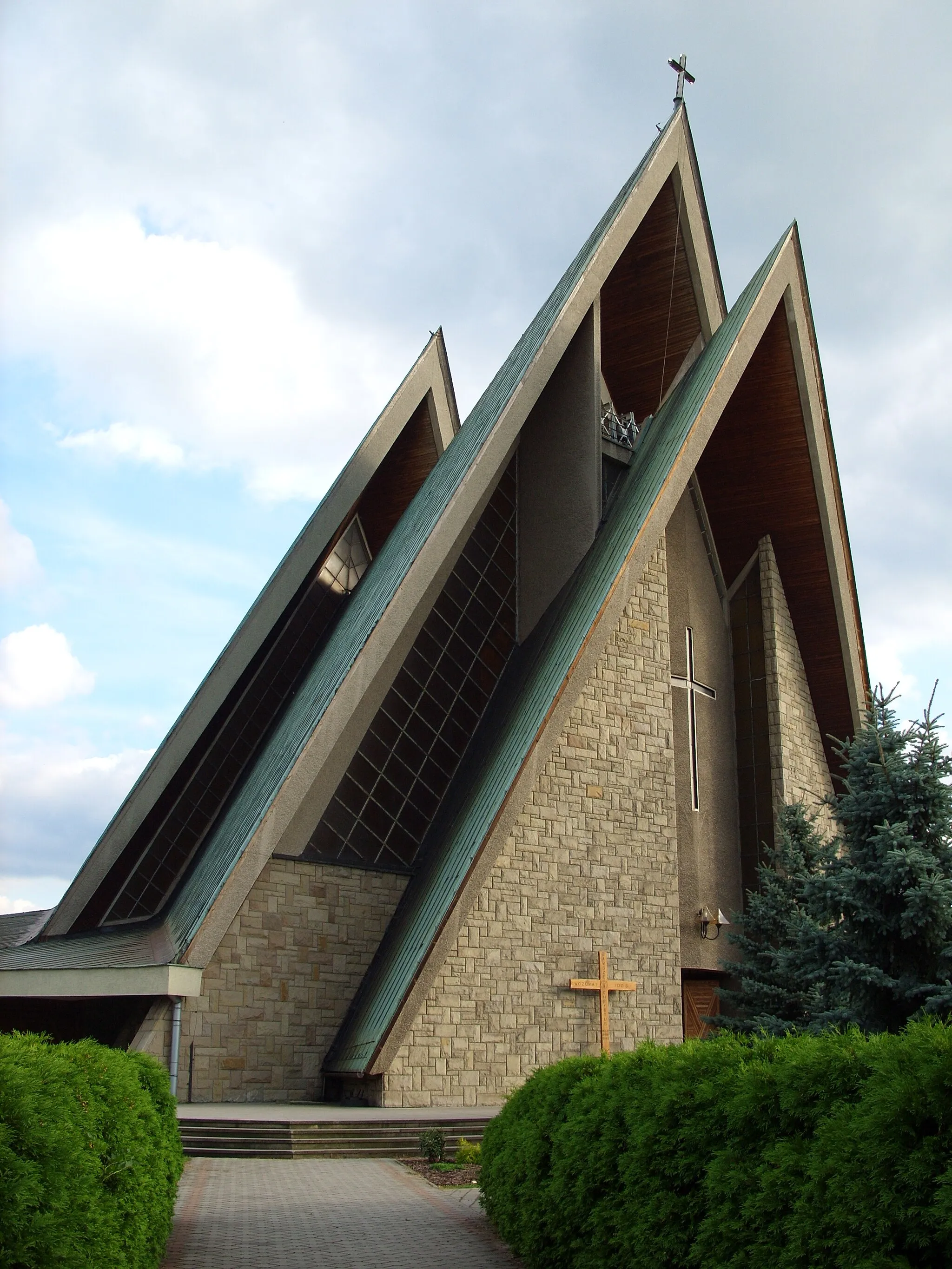 Photo showing: Transfiguration of Jesus Church in Węgierska Górka (Poland)