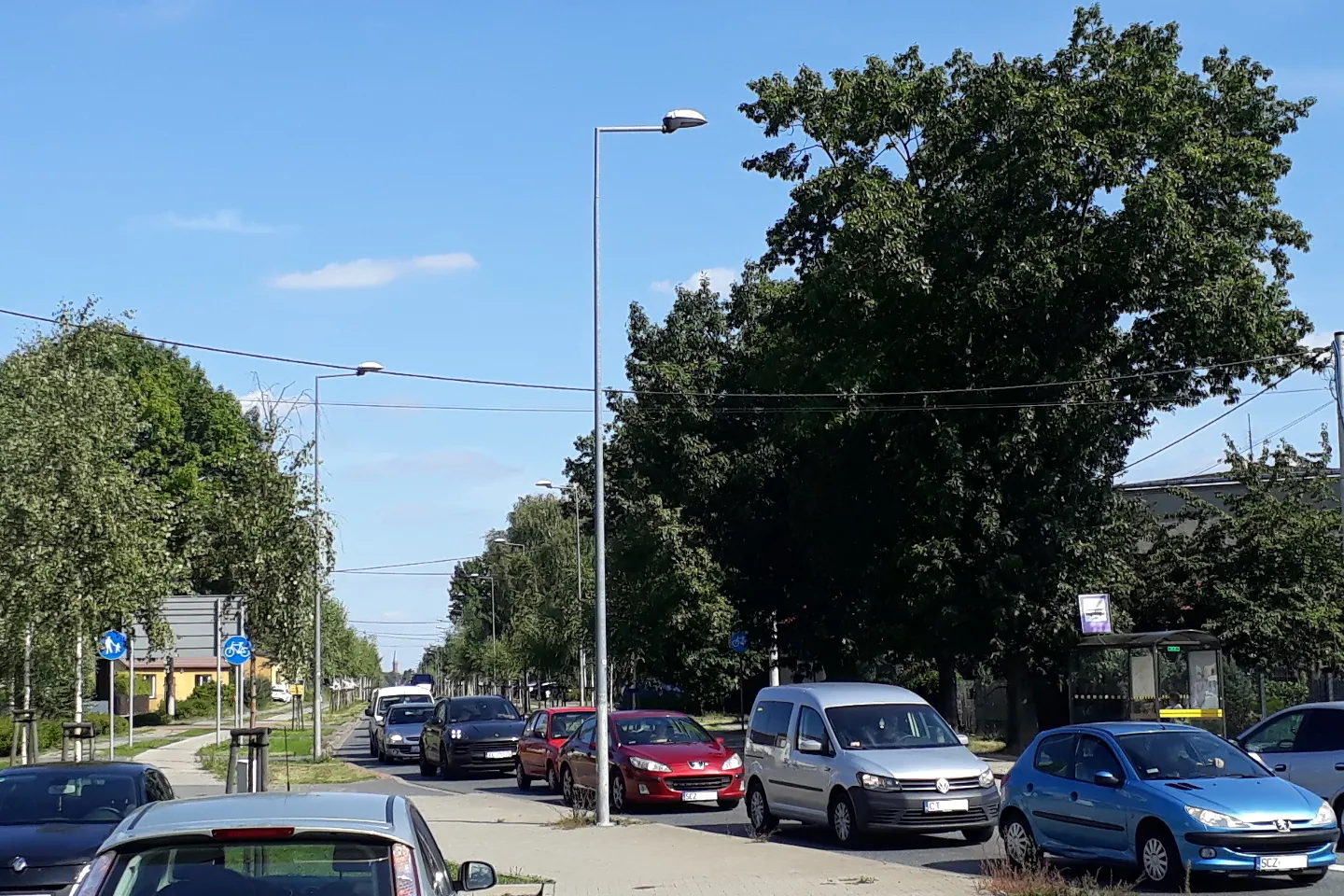 Photo showing: Ulica Rędzińska w Częstochowie, w Wyczerpach Górnych