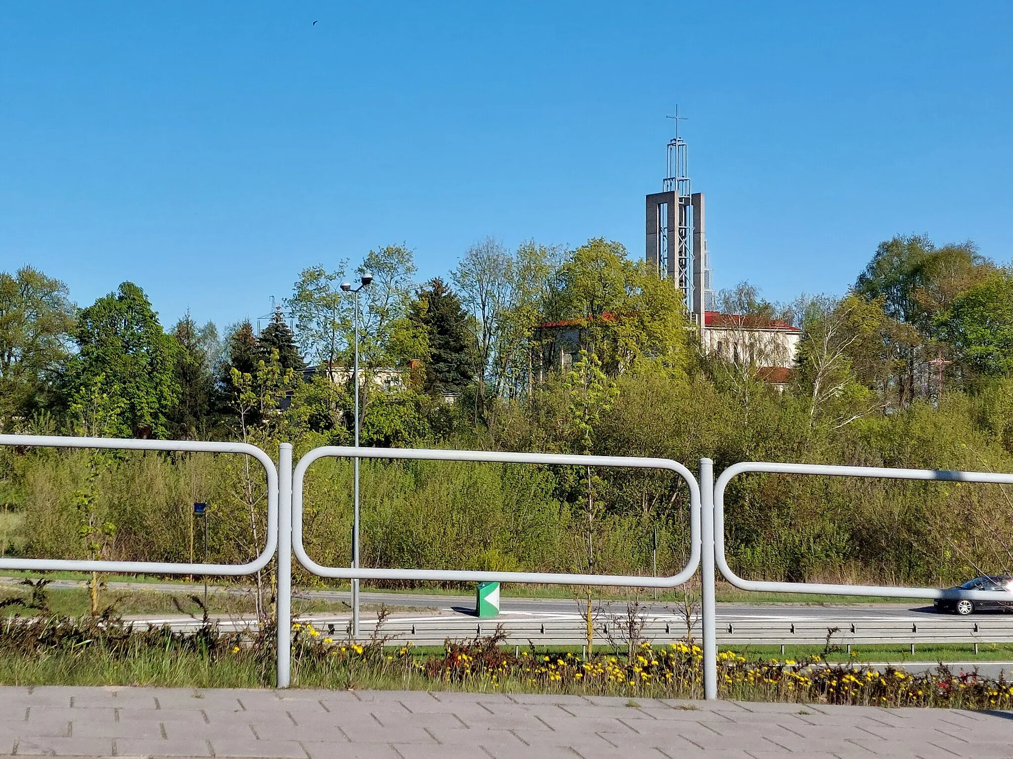 Photo showing: Kamień hill in Częstochowa with the church