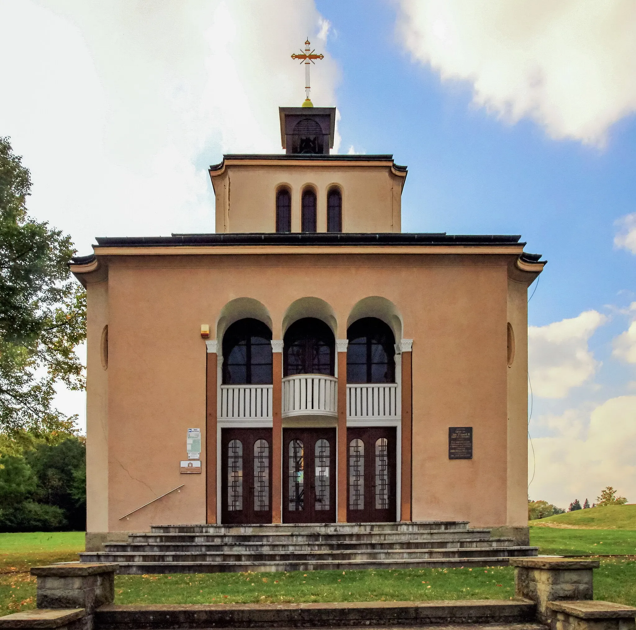 Photo showing: John Sarkander chapel. Kaplicówka Hill. Skoczów, Silesian Voivodeship, Poland.