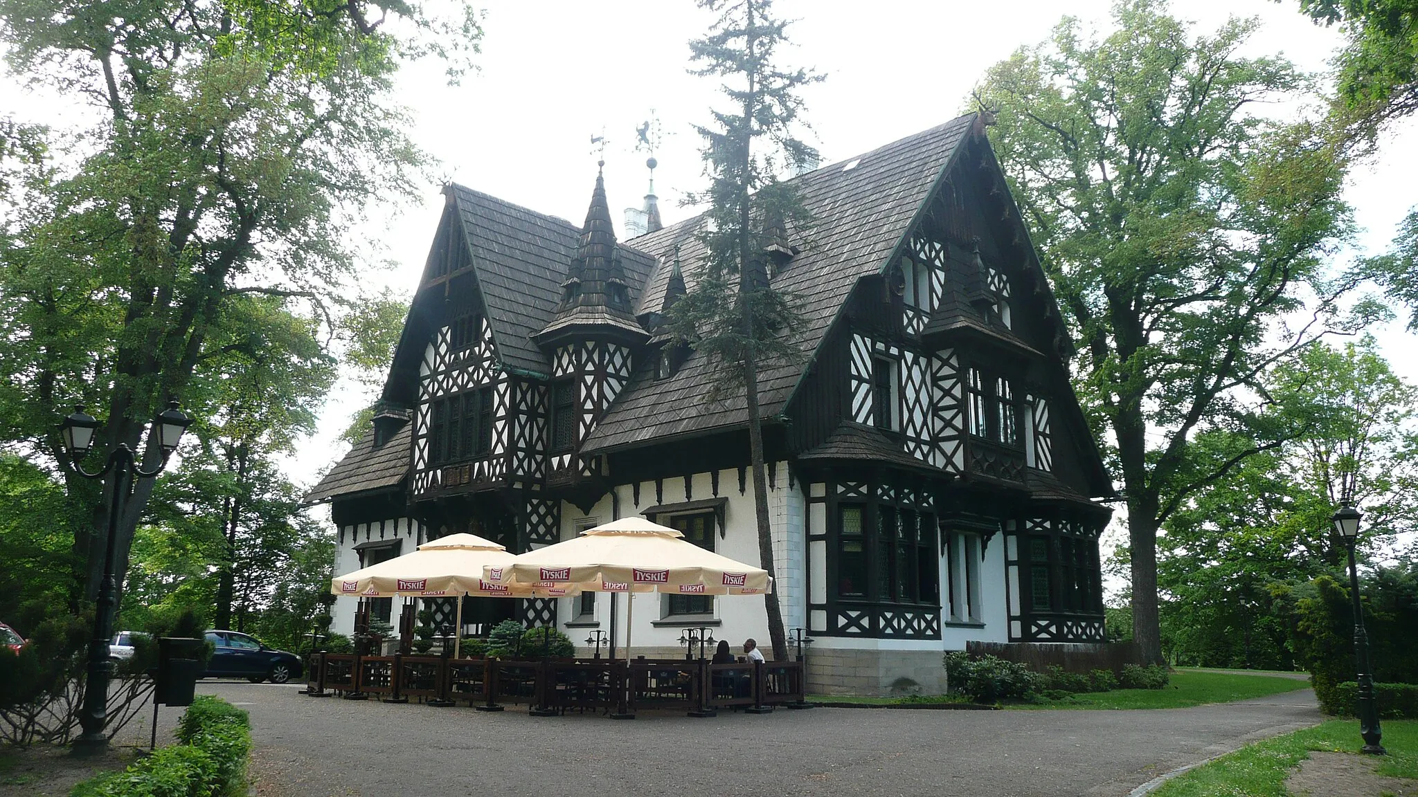 Photo showing: Hunting Castle / Shooting Lodge Promnice in Kobior near Tychy in Upper Silesia