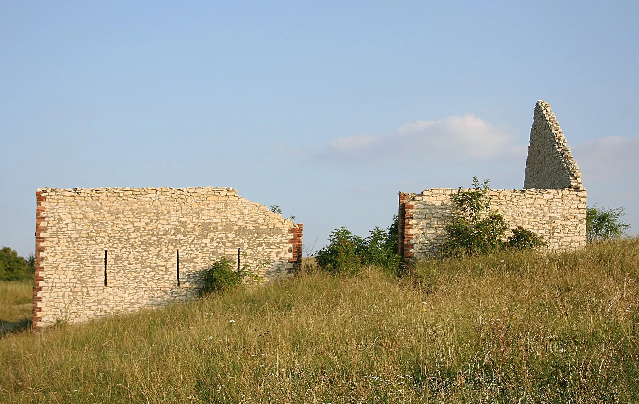 Photo showing: Ruiny stodoły w "dzielnicy stodół" w Mstowie, woj. śląskie