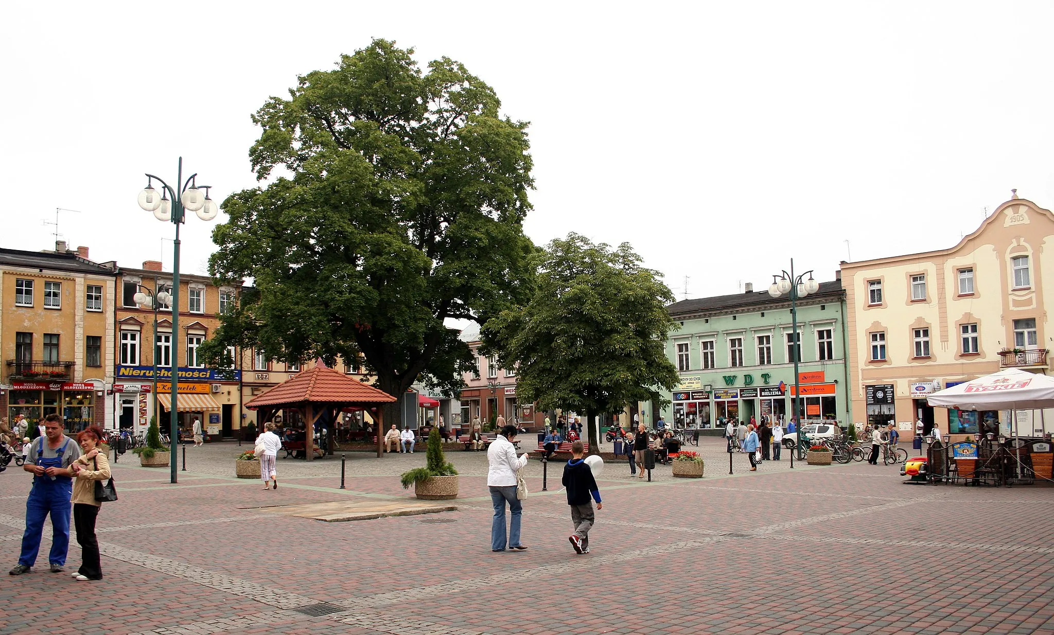 Photo showing: plac rynkowy w Lublińcu