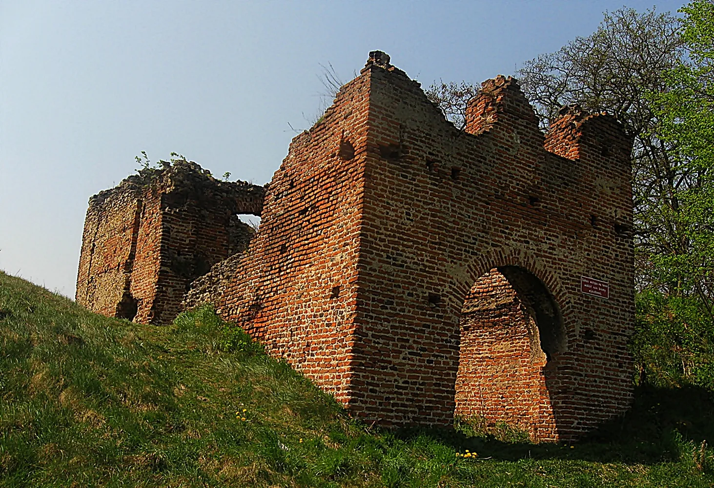 Photo showing: Ruiny twierdzy w Dankowie