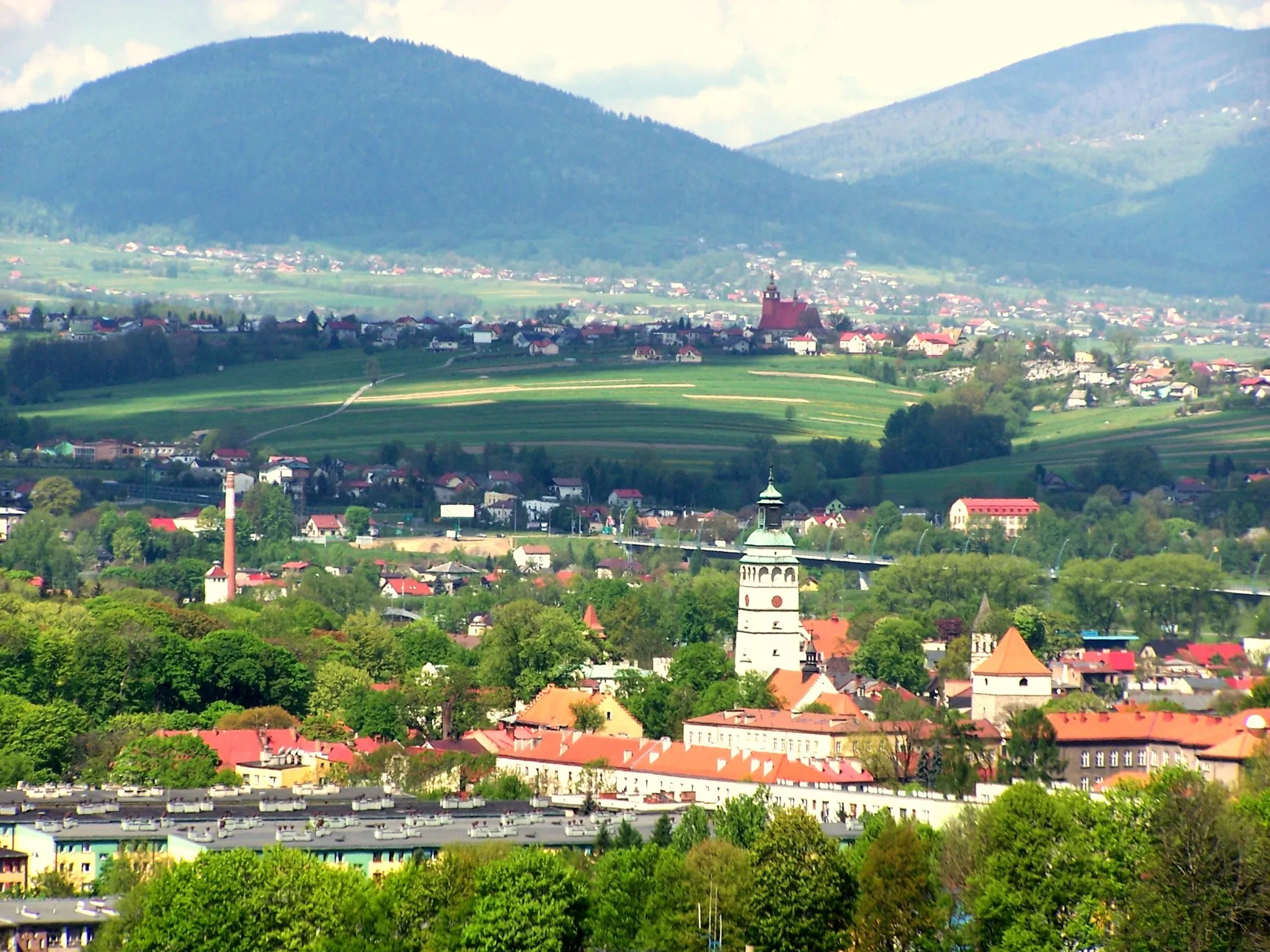 Photo showing: Kotlina Żywiecka