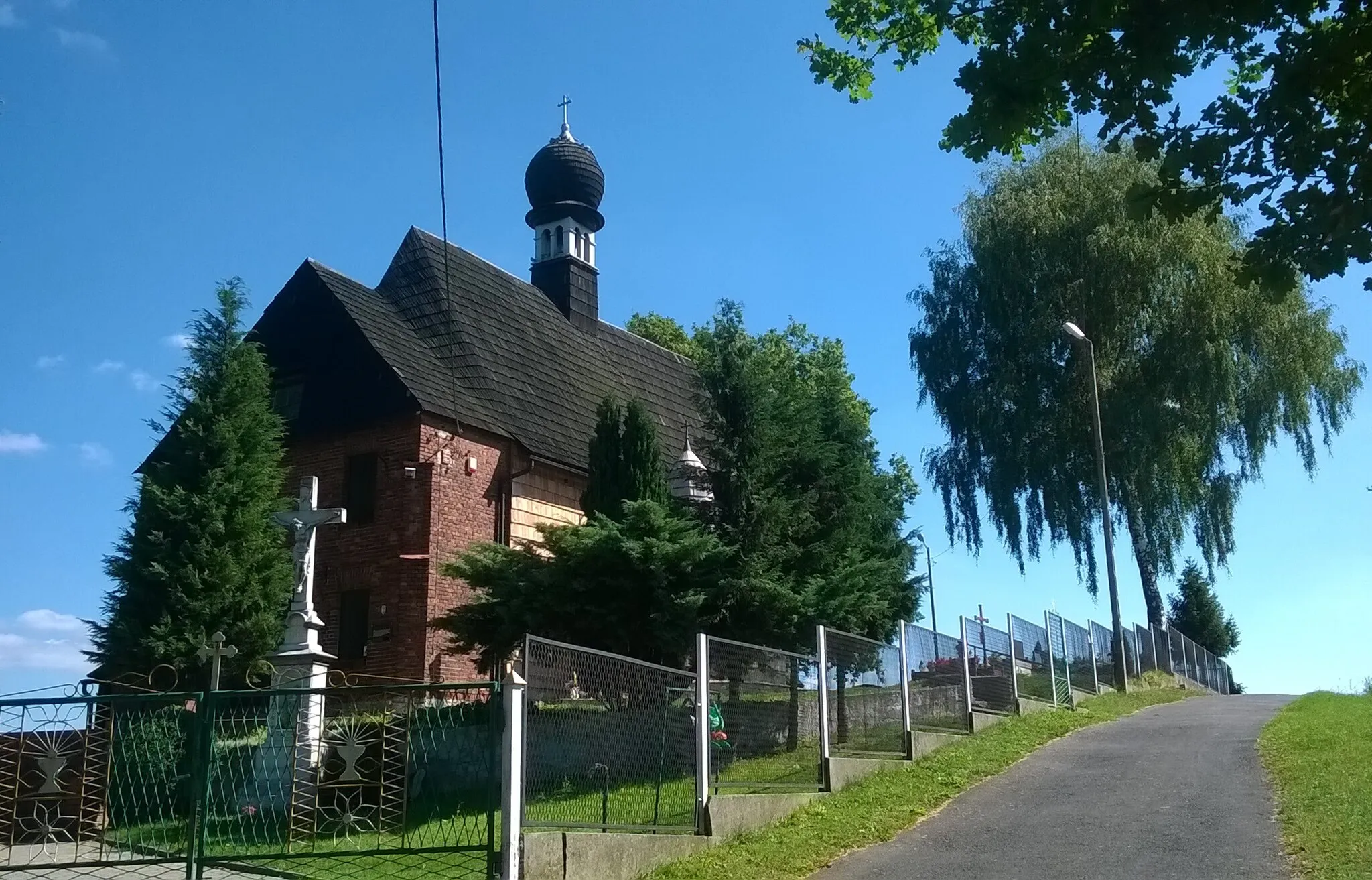 Photo showing: Zabytkowy kościół św. Michała w Księżym Lesie