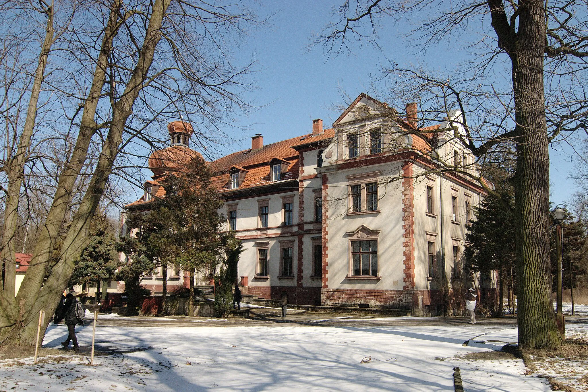 Photo showing: Pałac w Miedarach.