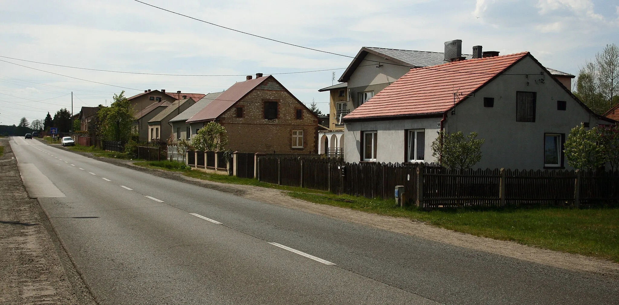 Photo showing: Droga wojewódzka 908 biegnąca przez Rększowice
