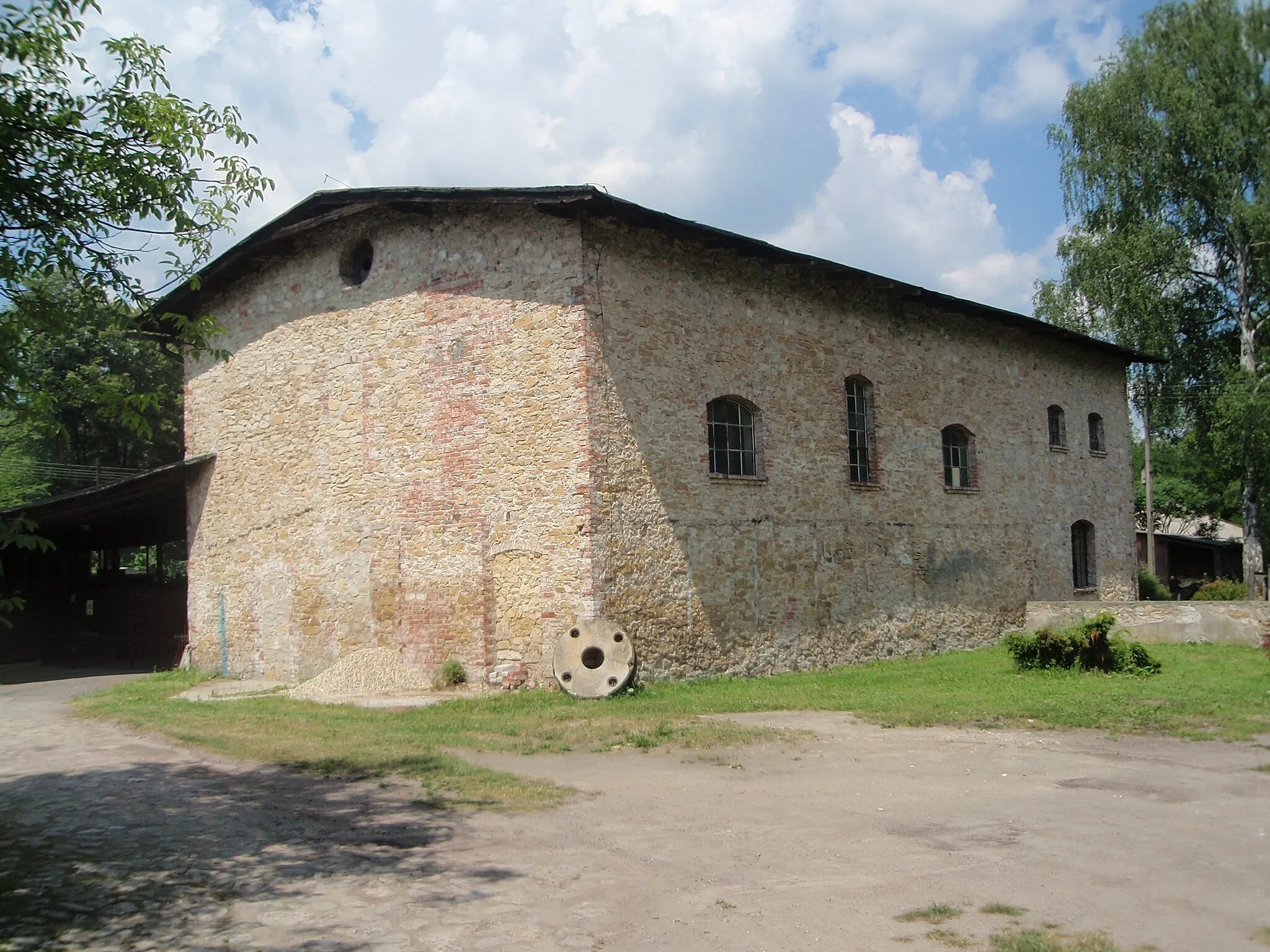 Photo showing: Dawny młyn w Dąbrowie Górniczej - Okradzionowie