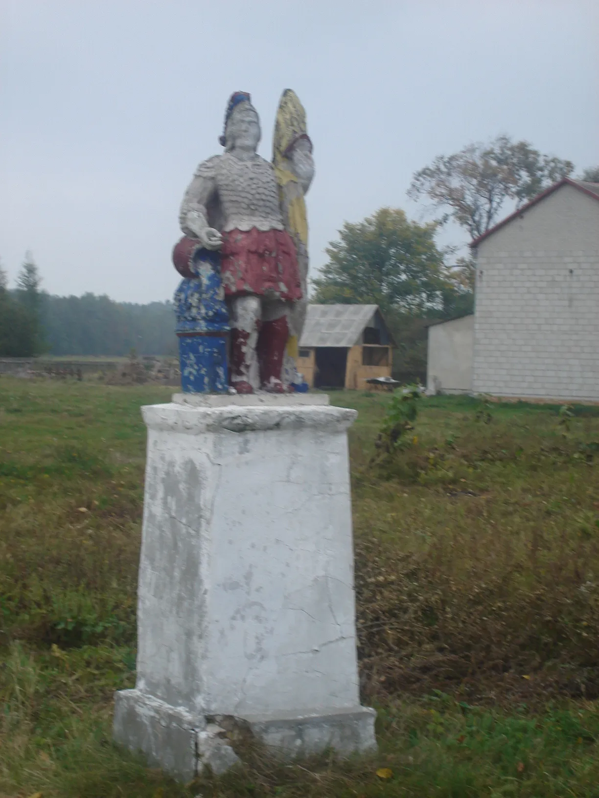 Photo showing: Figurka św. Floriana w Mękarzowie