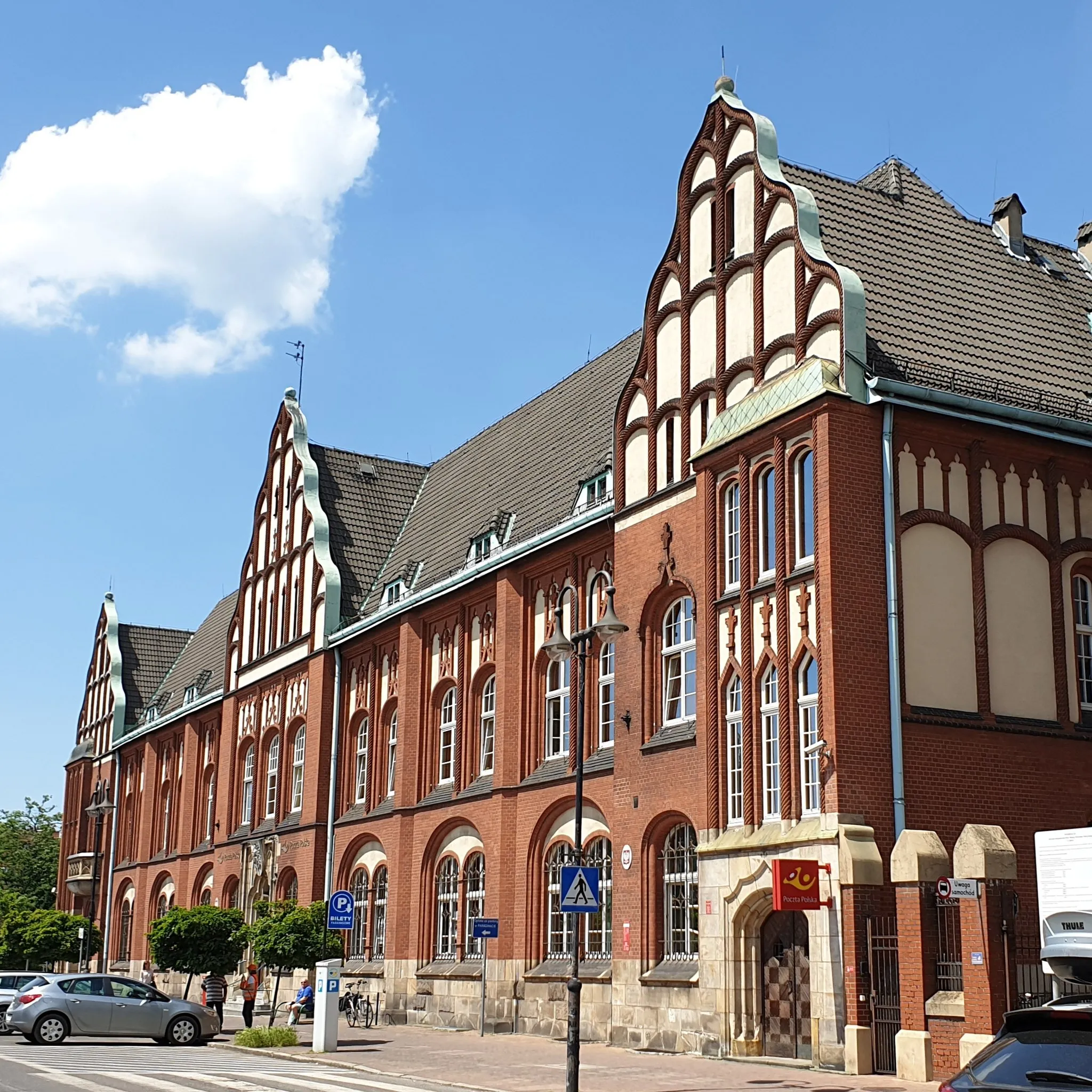Photo showing: Main post office in Zabrze, Poland, June 2019