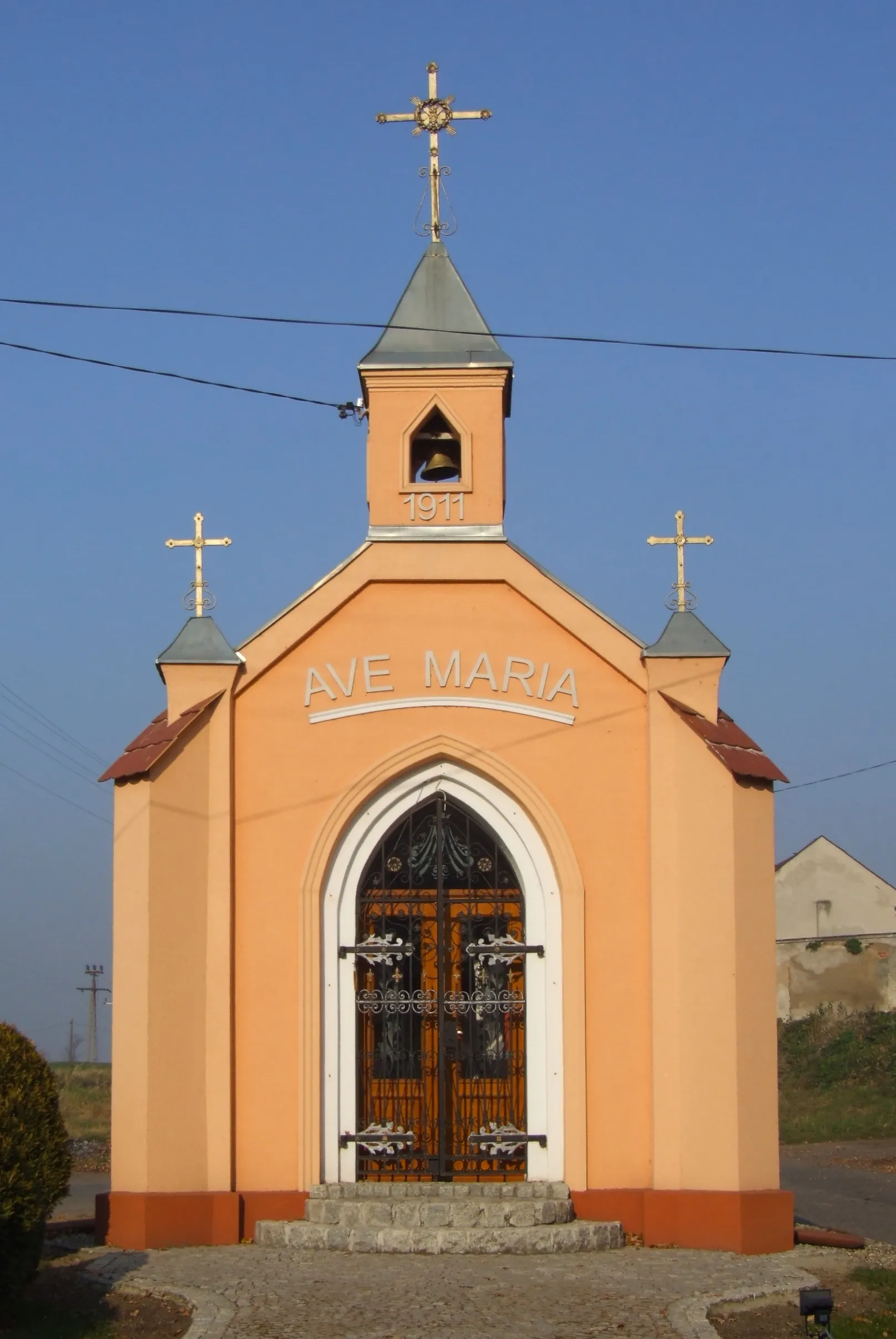 Photo showing: Chapel in Roszowice/Roschowitzdorf (1936-45 Gräfenstein), Upper Silesia