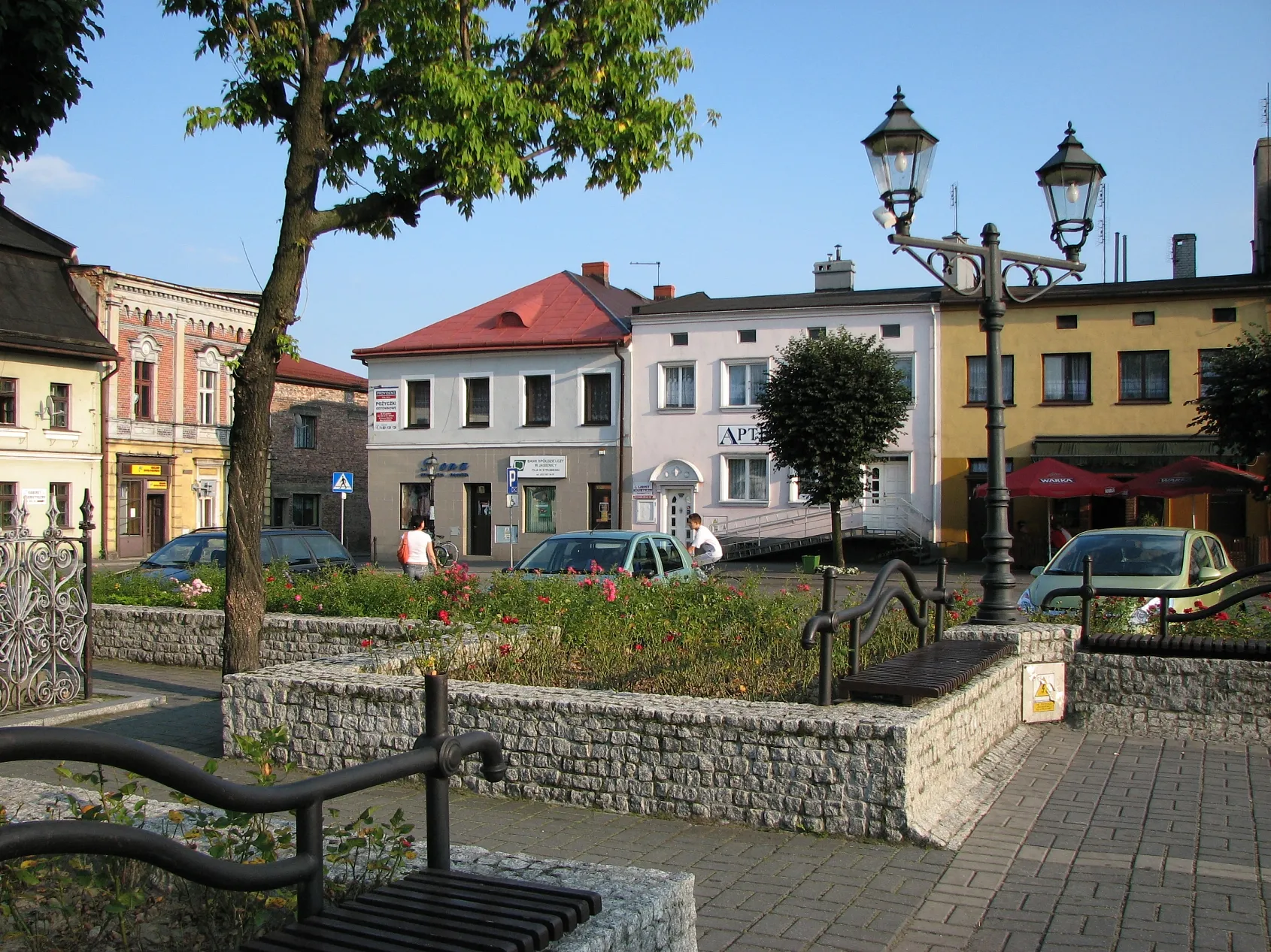 Photo showing: Market Square in Strumień