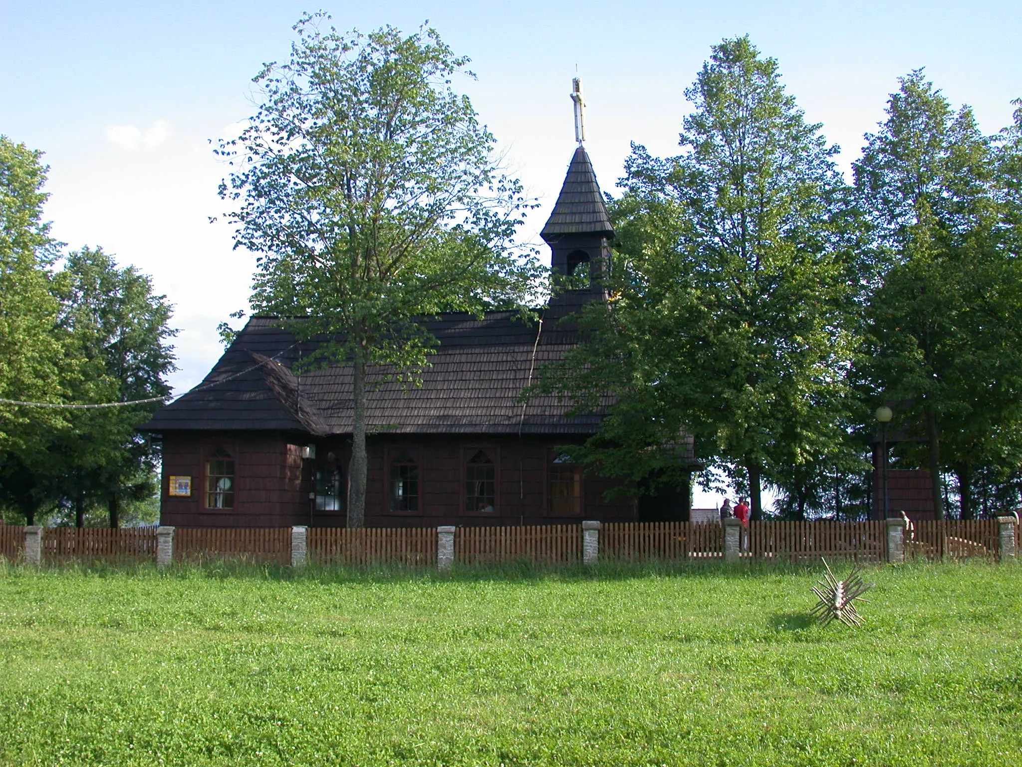 Photo showing: Drewniany kościół w Istebnej - Stecówce z XX wieku.
