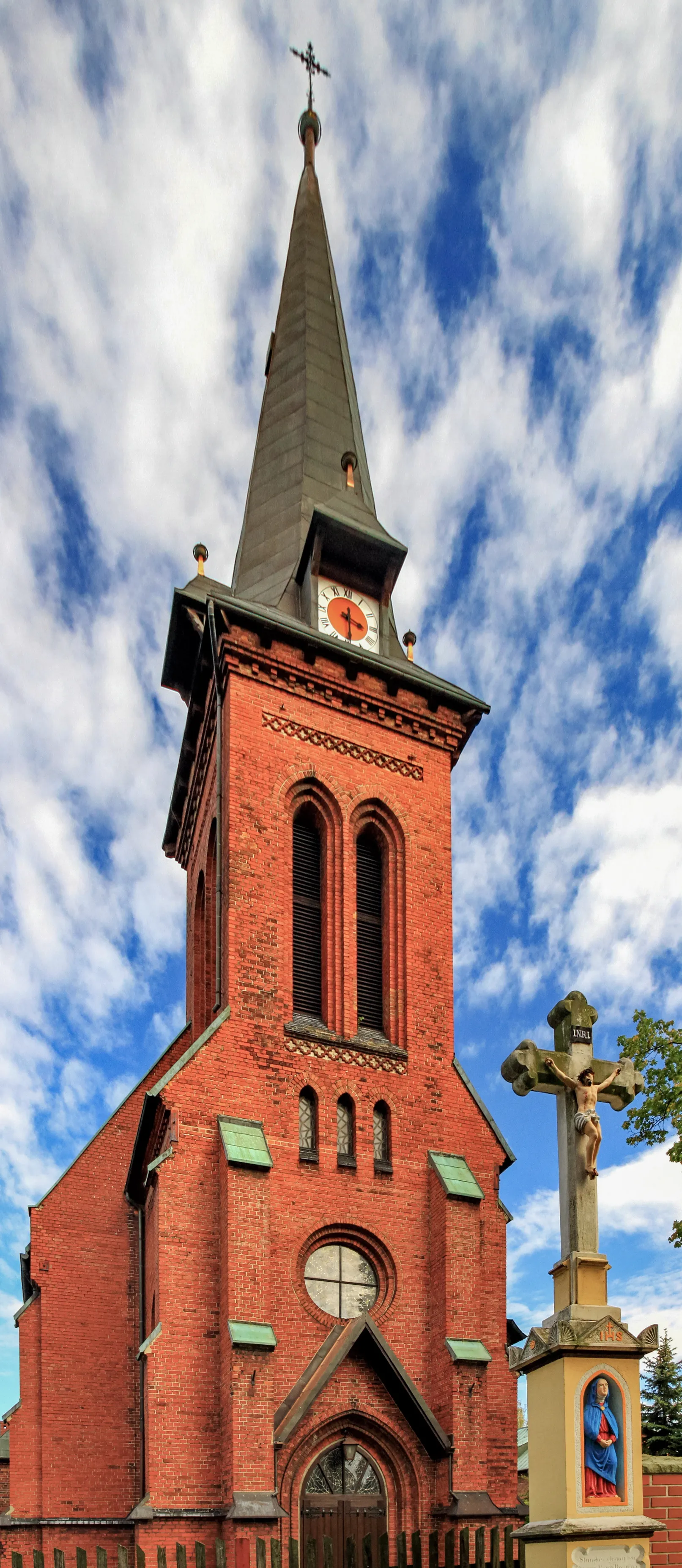Photo showing: St. George church. Mszana, Silesian Voivodeship, Poland.
