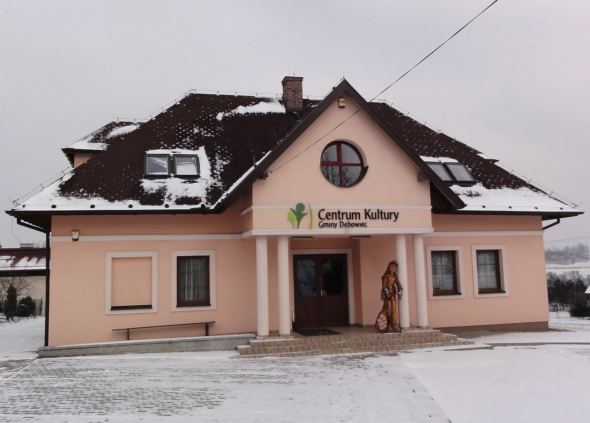 Photo showing: Culture Centre in Łączka