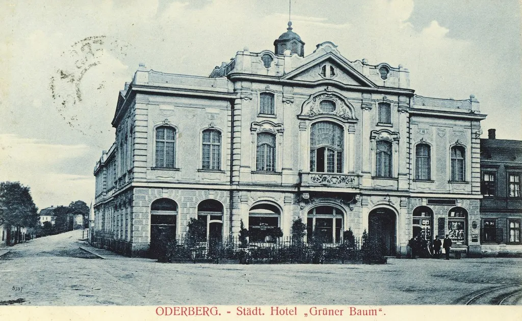 Photo showing: Starý Bohumín, hotel Grüner Baum postavený roku 1907, po druhé světové válce přejmenovaný na Národní dům.