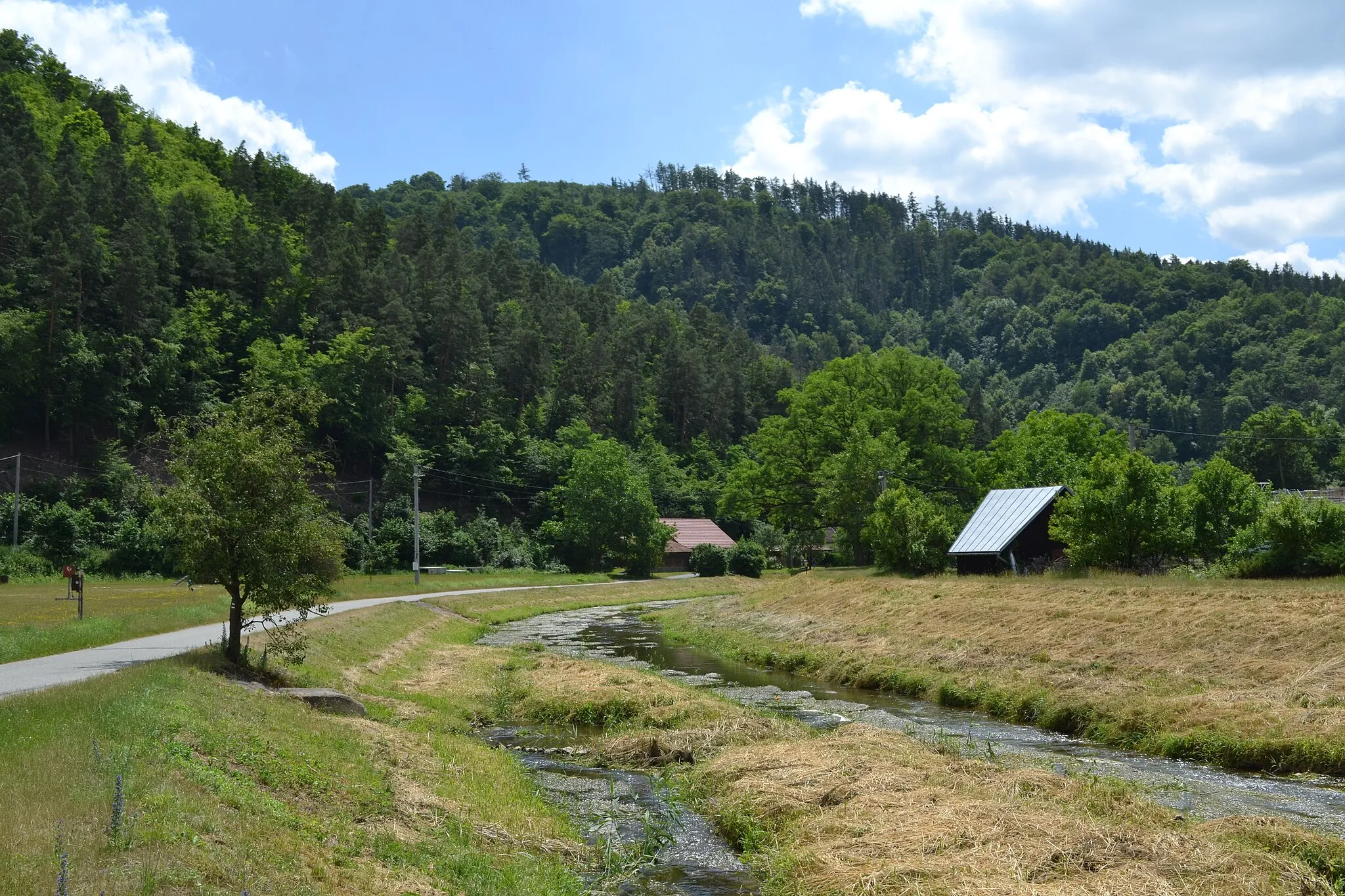 Photo showing: Dolní Loučky - východní část, řeka Loučka