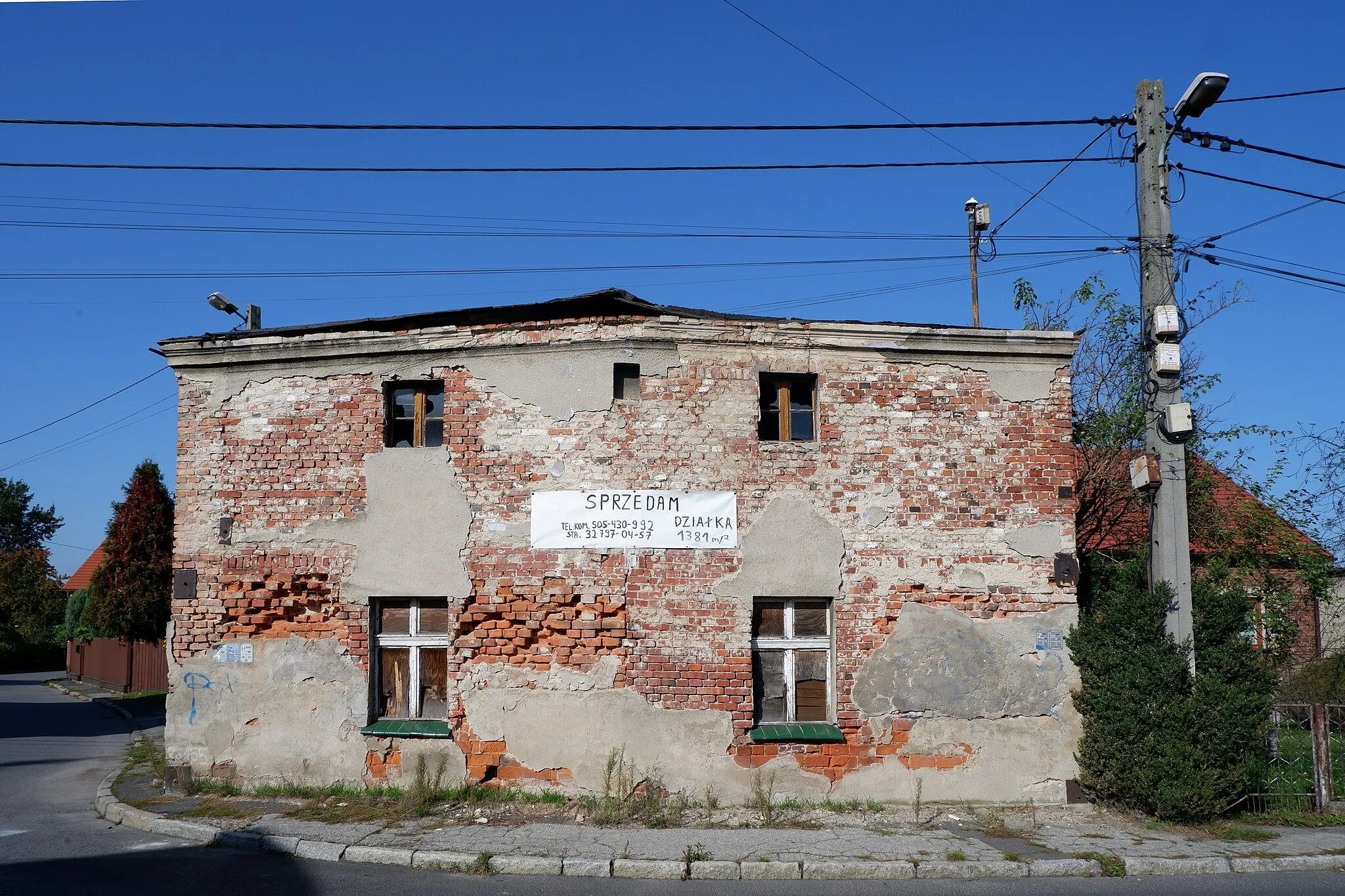 Photo showing: 138 Architektów Street in Ostropa, a district of Gliwice, Upper Silesia, Poland