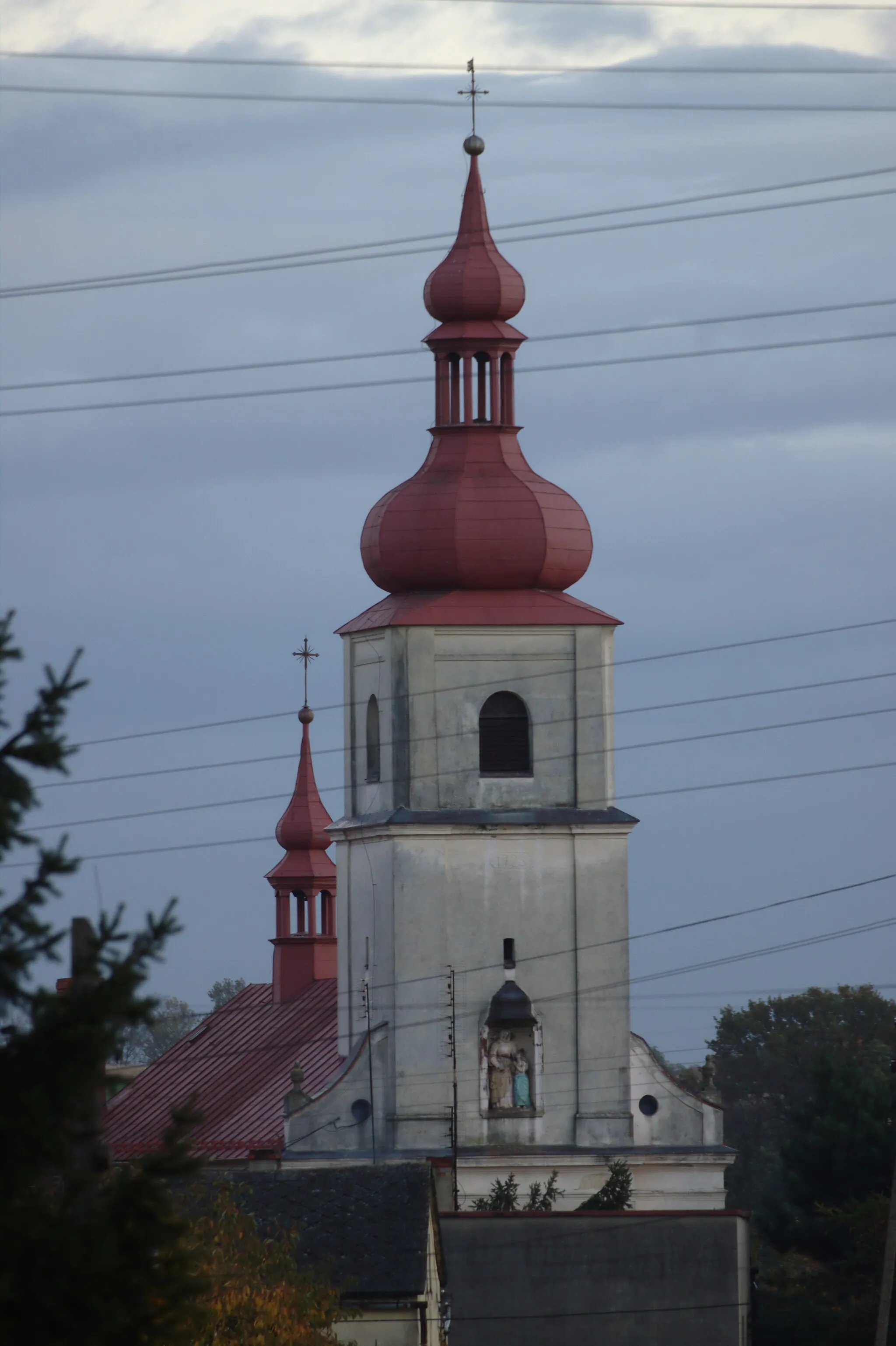 Photo showing: A church in the village of Gamów, Silesian Voivodeship, Poland