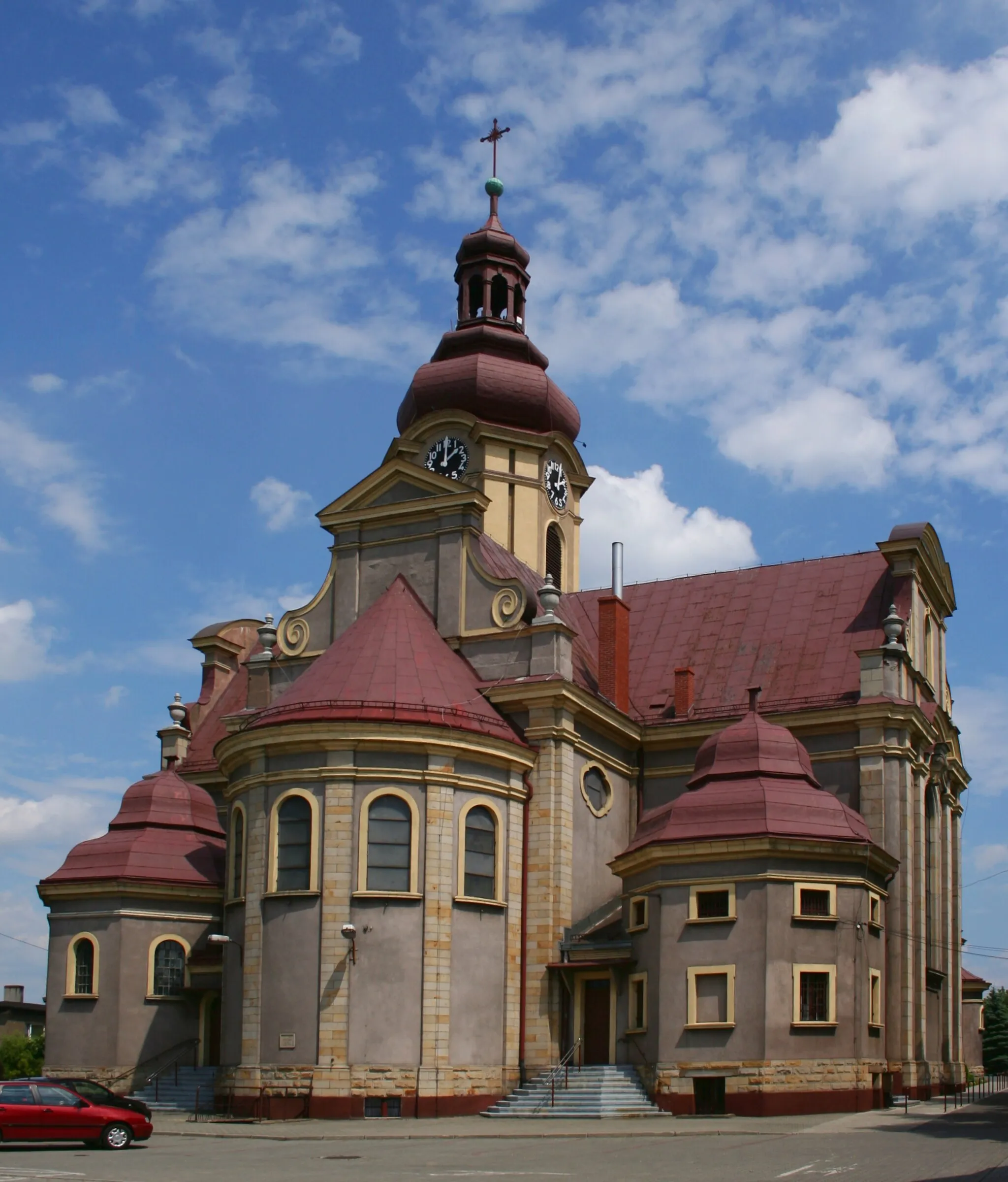 Photo showing: Church of the Saint Heart of Jesus in Rybnik-Boguszowice (Poland)