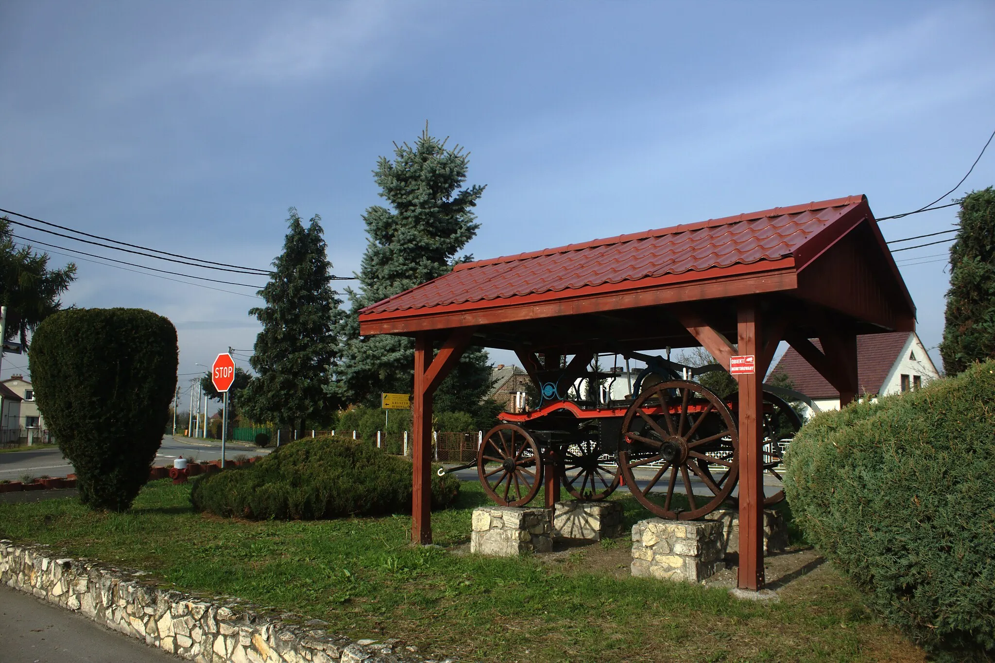 Photo showing: Main common in the village of Siedliska, Poland