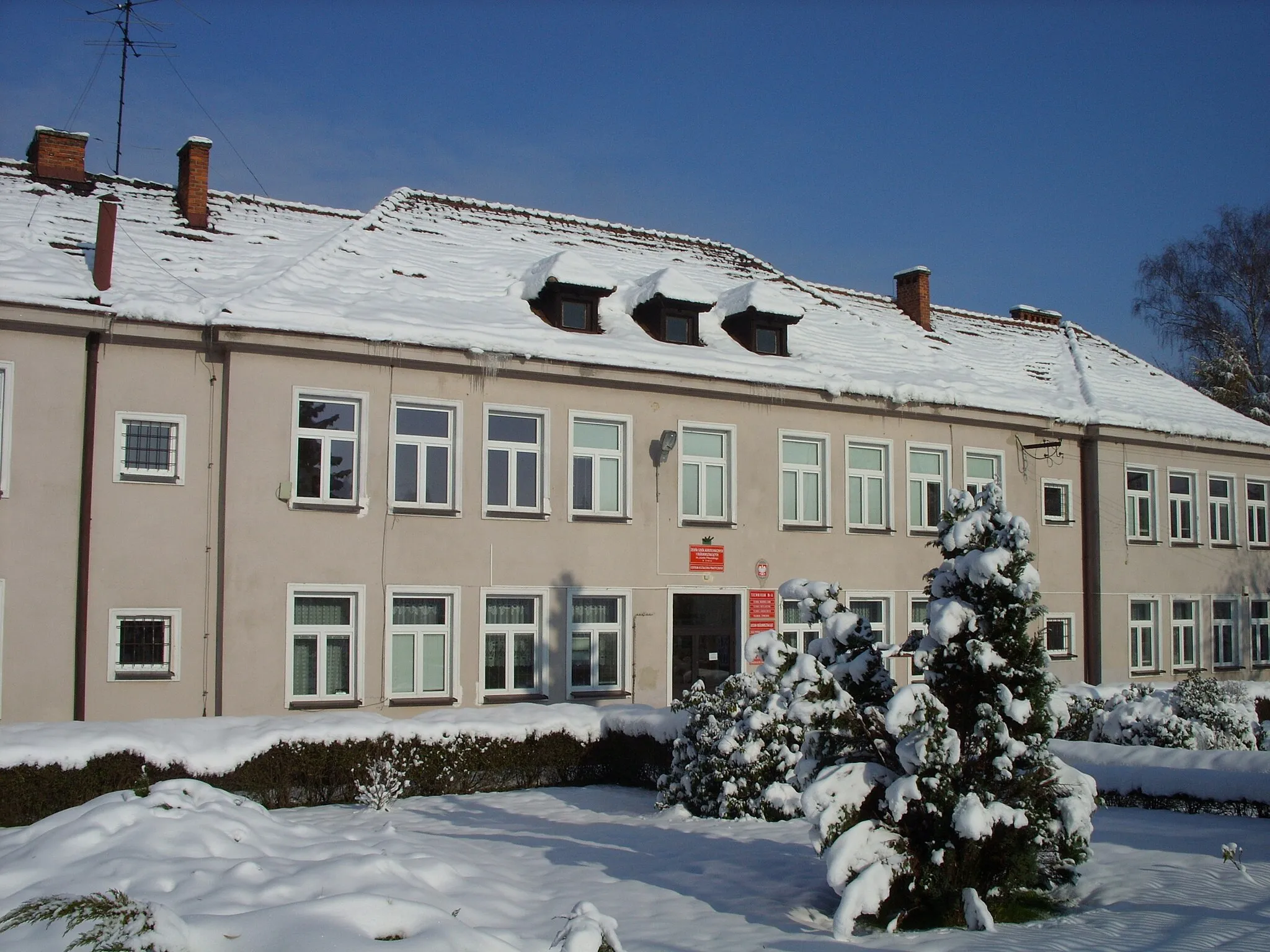 Photo showing: 5th High School and Secondary Technical School of Agriculture in Żywiec