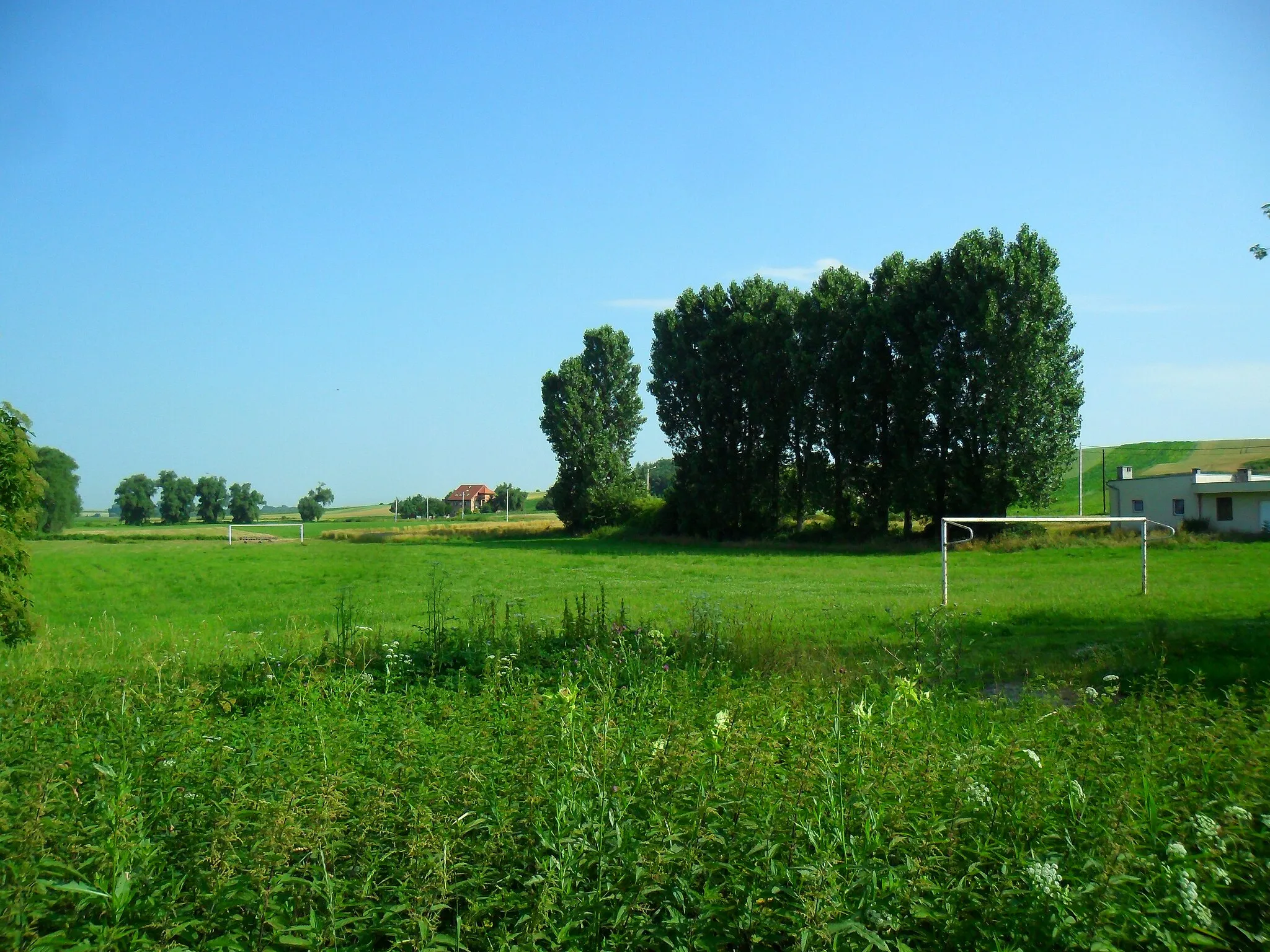 Photo showing: Boisko w Bojanowie (województwo śląskie)