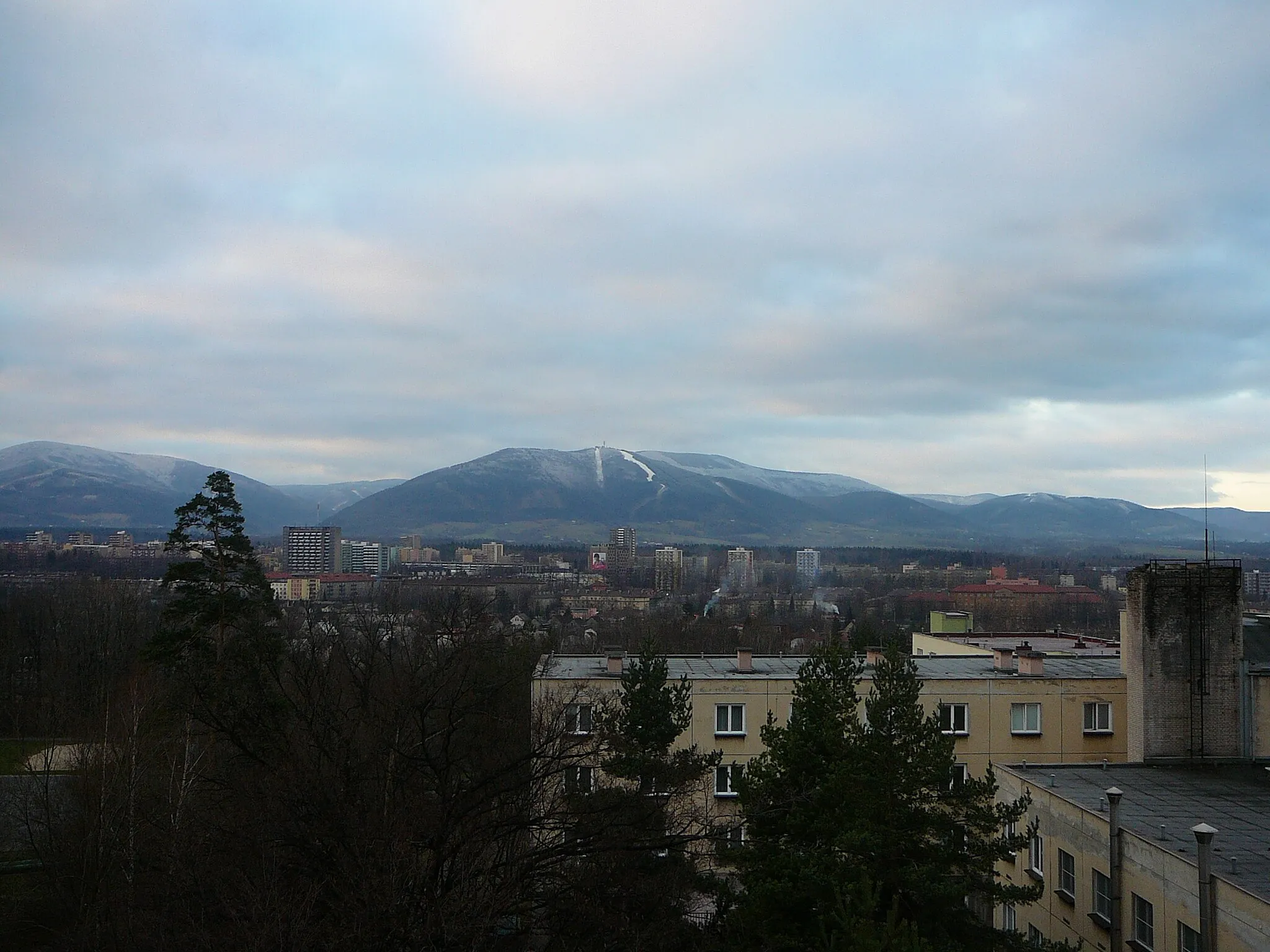 Photo showing: Pohled na Třinec ze sídliště Sosna