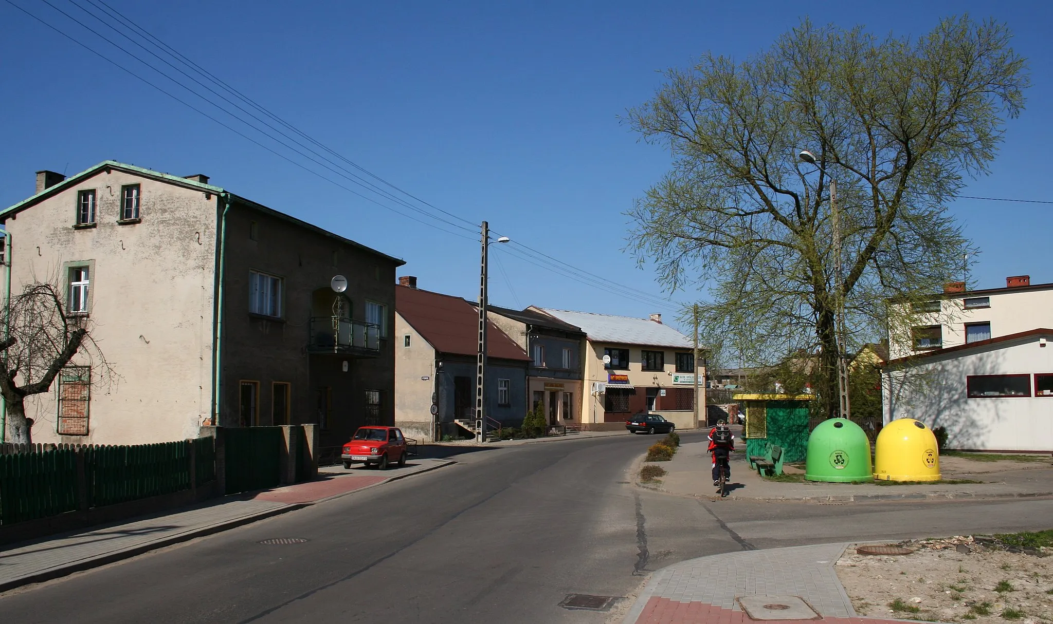 Photo showing: Psary - fragment centralnej części miejscowości, gmina Woźniki, powiat lubliniecki, województwo śląskie