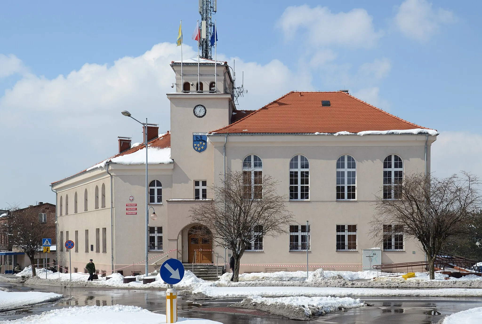 Photo showing: Town hall in Łaziska Górne (Ober Lazisk), Upper Silesia