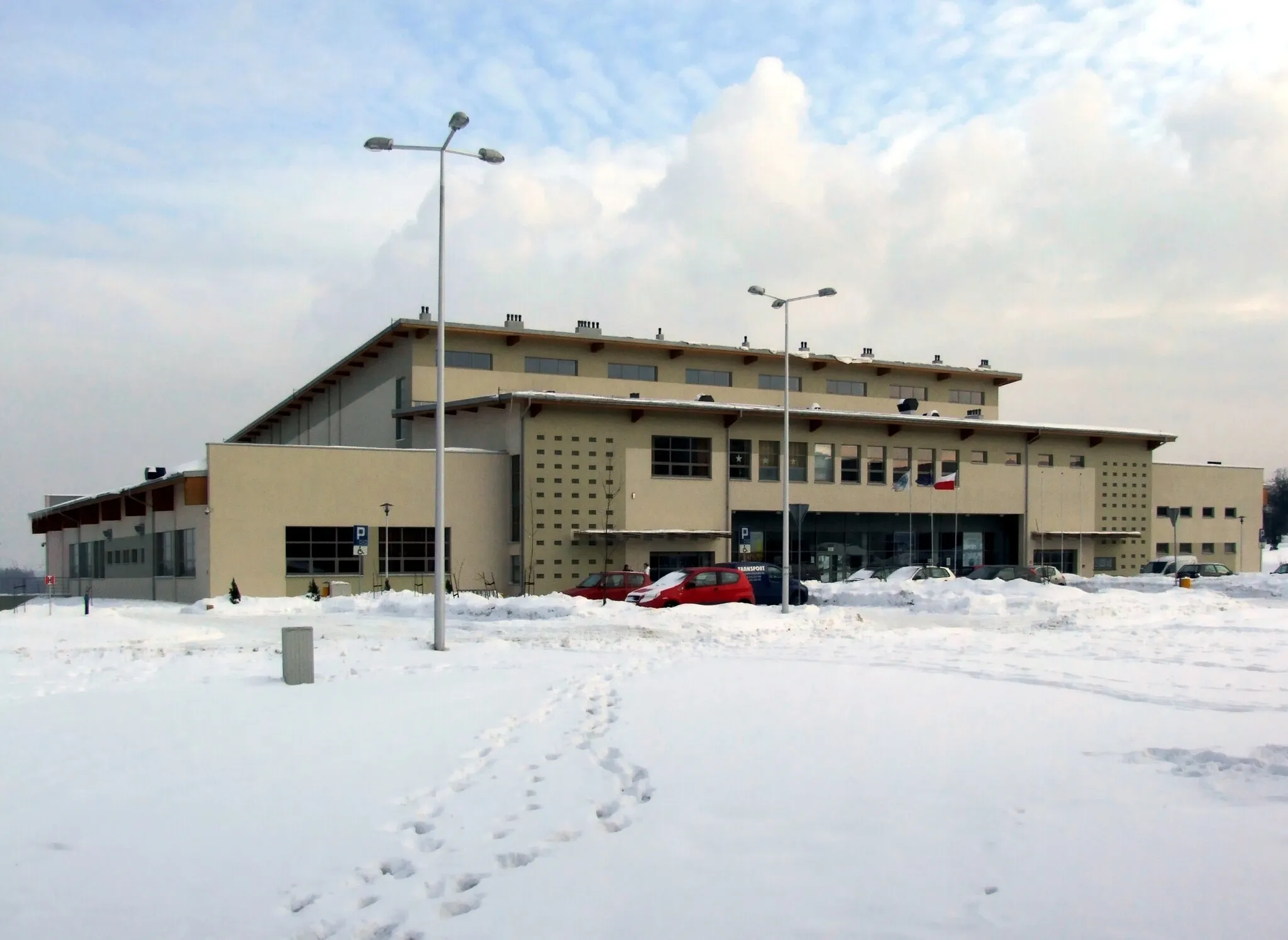Photo showing: Sports hall MOSiR in Łaziska Górne (Ober Lazisk), Upper Silesia