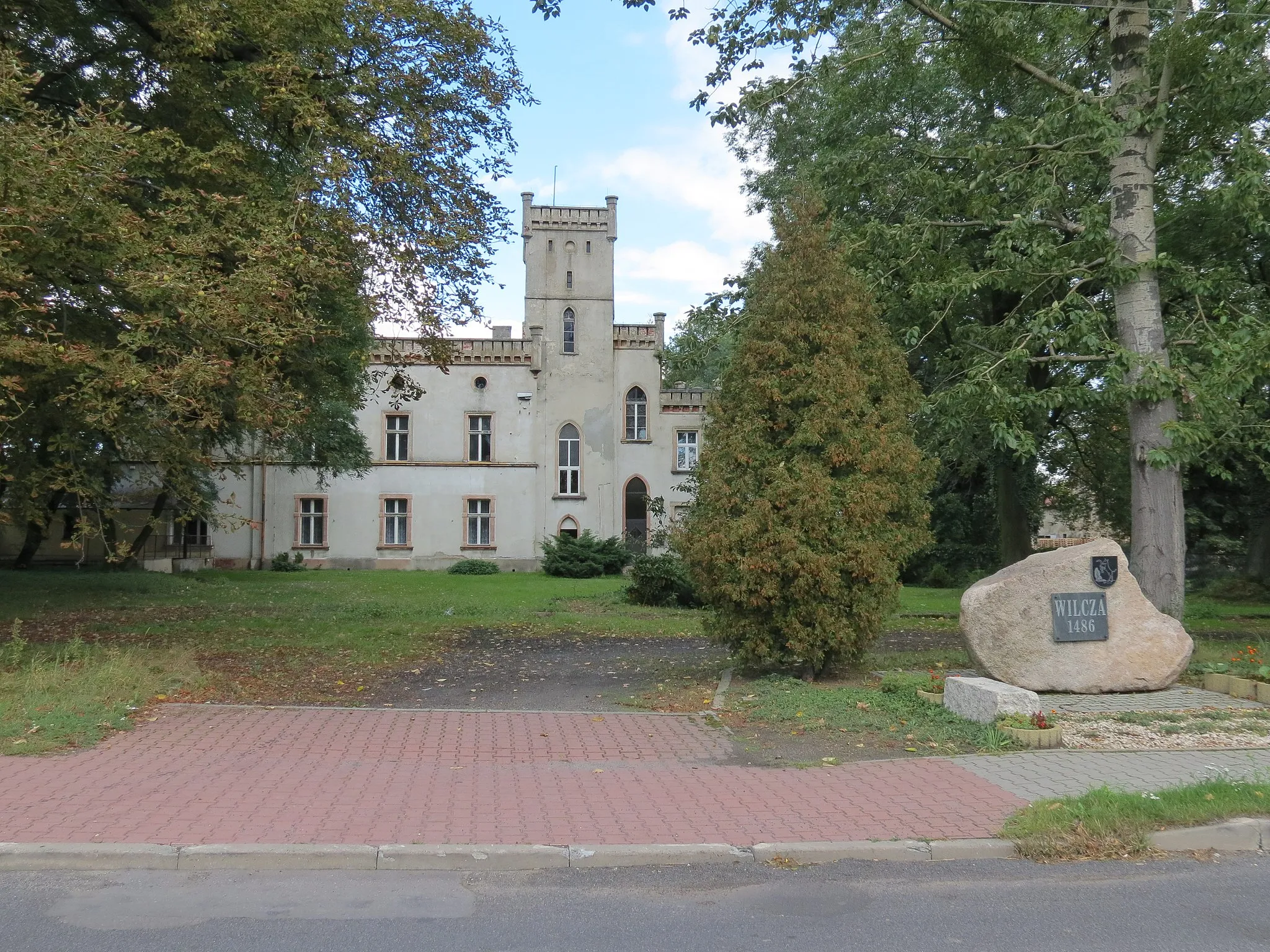 Photo showing: Park krajobrazowy z pałacem; Wilcza, ul. K. Miarki, gmina Pilchowice, powiat gliwicki