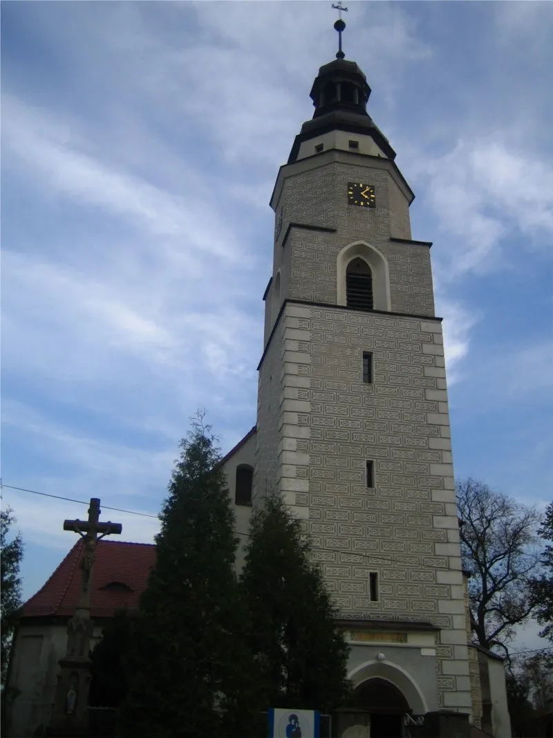 Photo showing: Church in Bierawa, Silesia