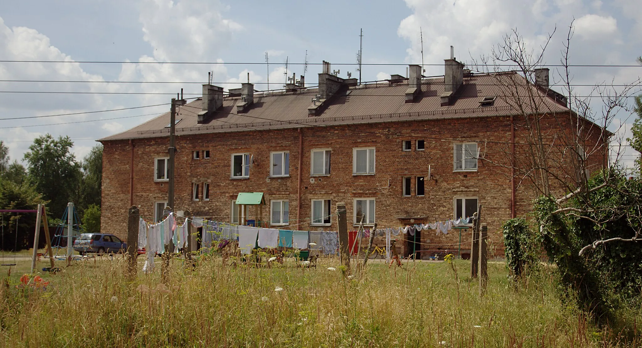 Photo showing: Ulica Kopalniana w miejscowości Łojki