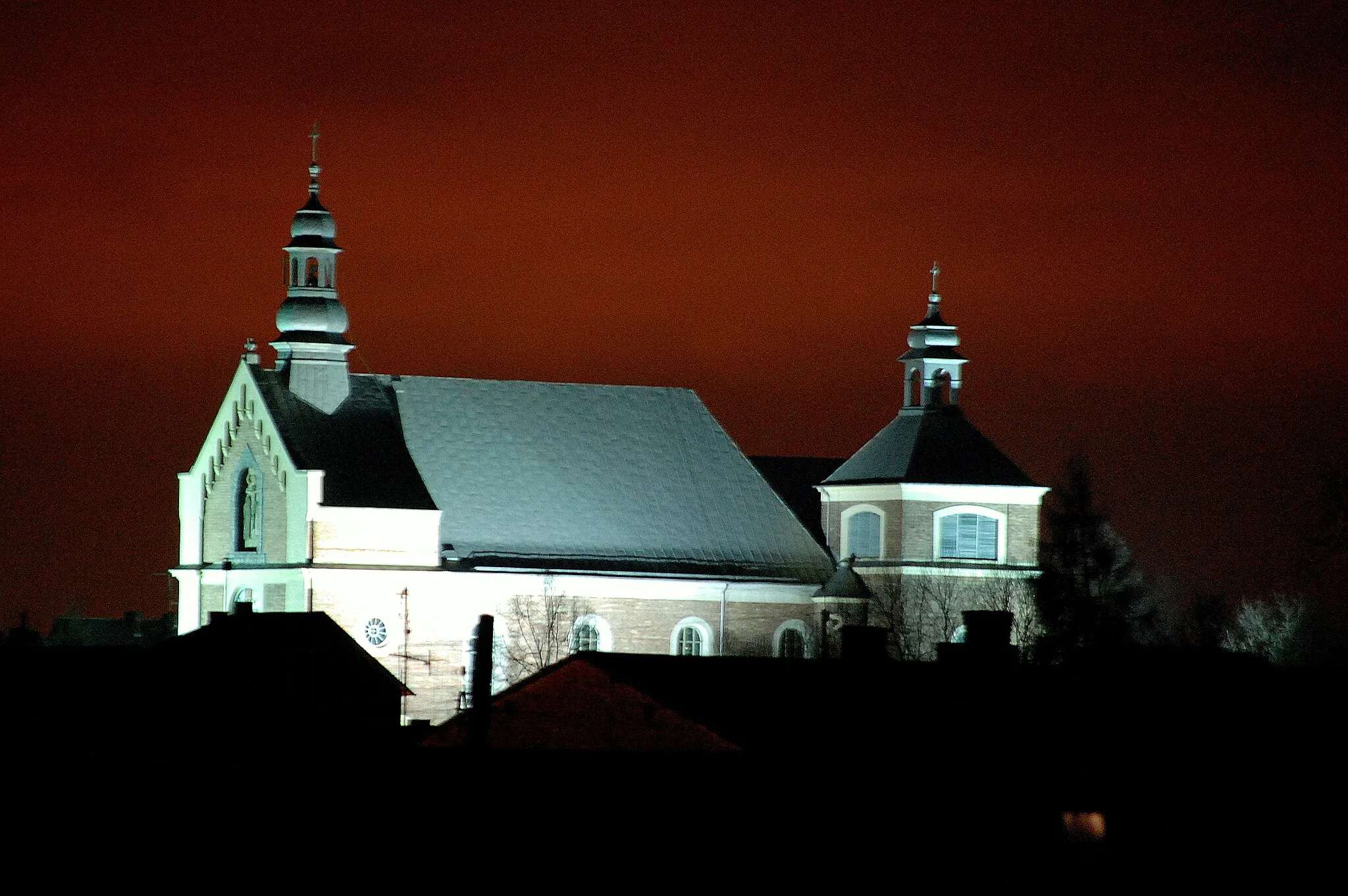 Photo showing: Kościół św. Andrzeja Boboli w Ostrowach Nad Okszą