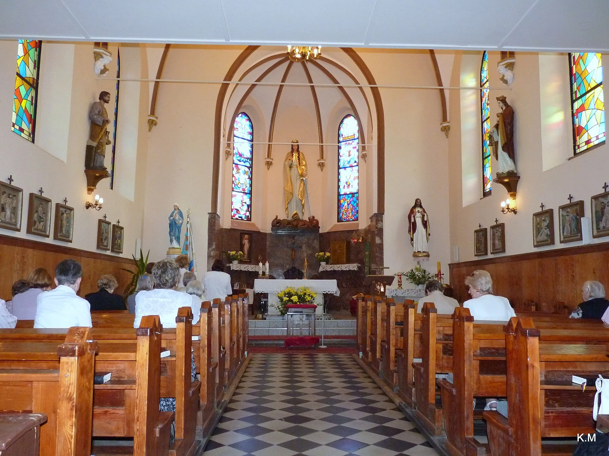 Photo showing: Bytom - widok wnętrza  kościoła  p.w. Św. Małgorzaty
