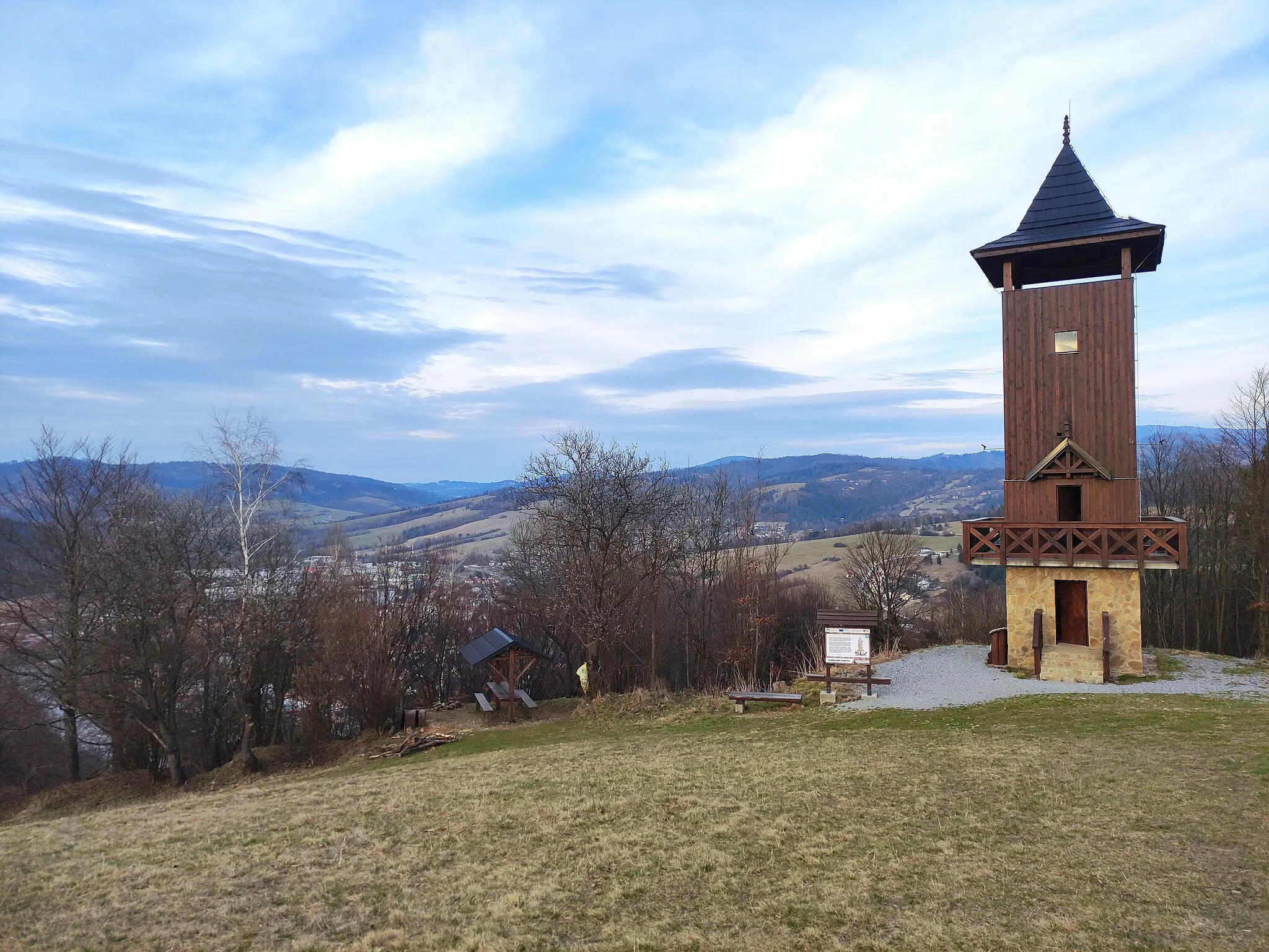 Photo showing: Rozhľadňa u Jantov, kopec "Diel", Krásno nad Kysucou, pohoří Javorníky, Slovensko