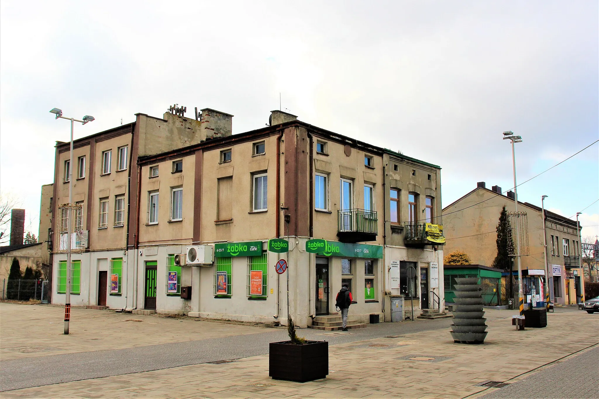 Photo showing: Centrum miasta Łazy.