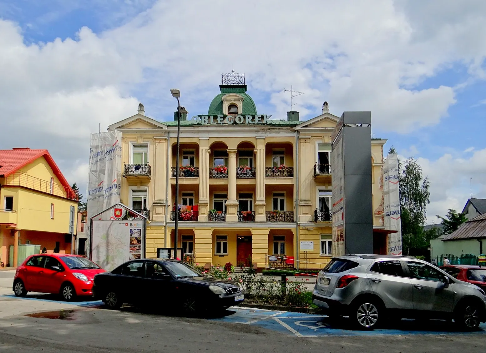 Photo showing: Busko Zdrój. Sanatorium Oblęgorek