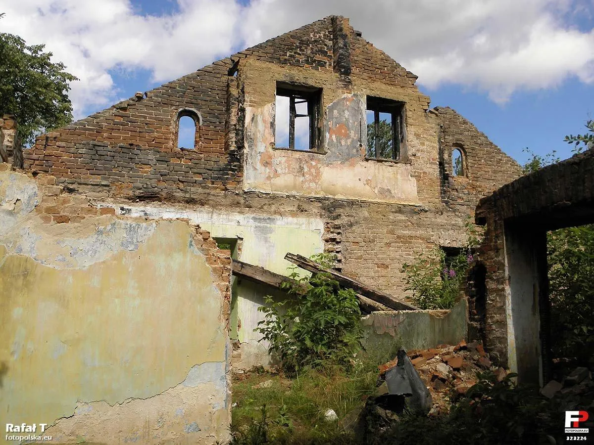 Photo showing: Ruiny dworu w Chronówku.