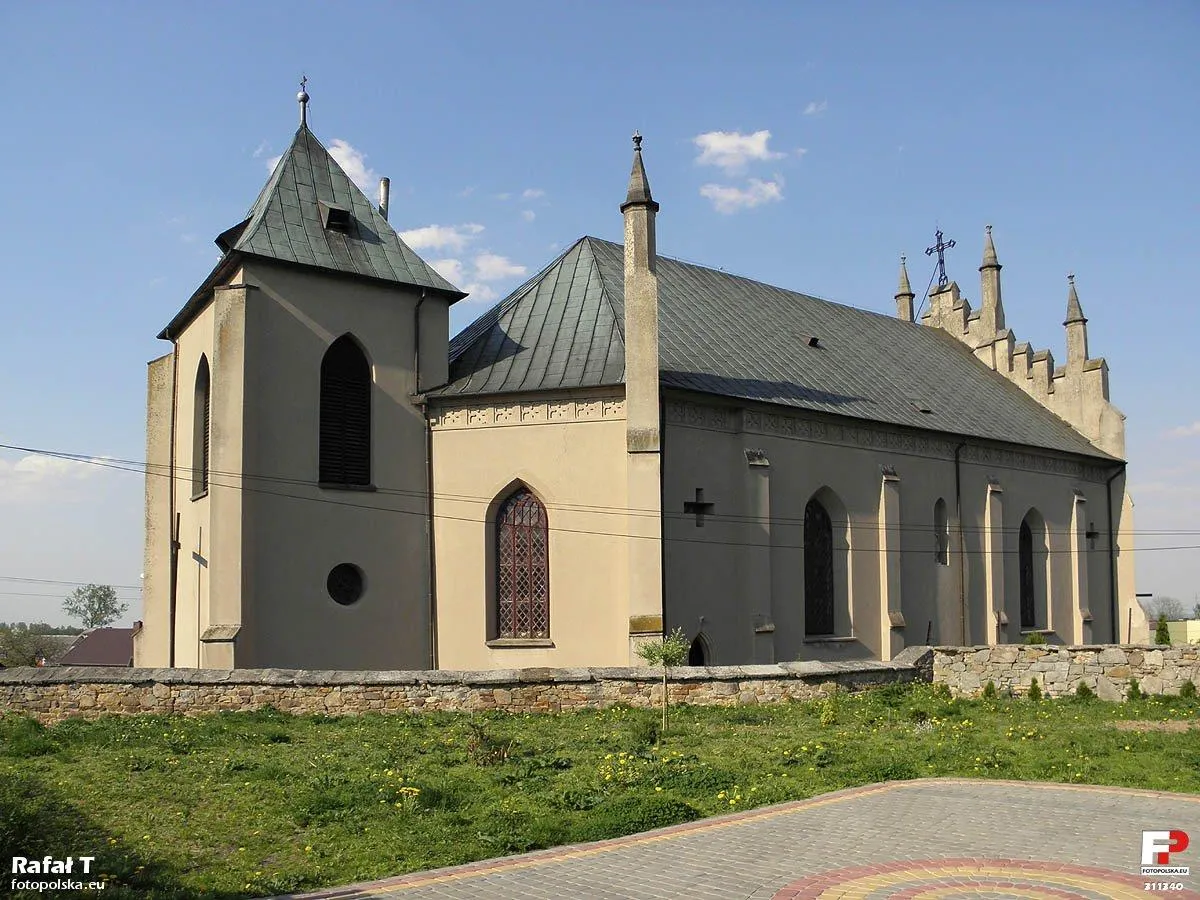 Photo showing: Kościół parafialny w Borkowicach.